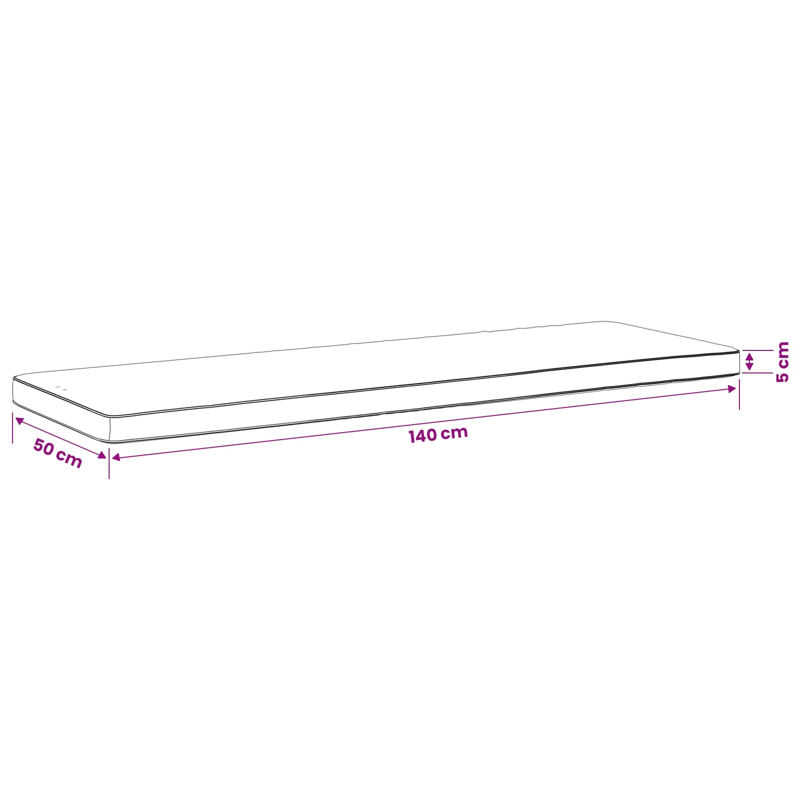 1-delig Bankkussen VUGHT 100% Polyester Beige 140 x 50 x 5 cm image 8