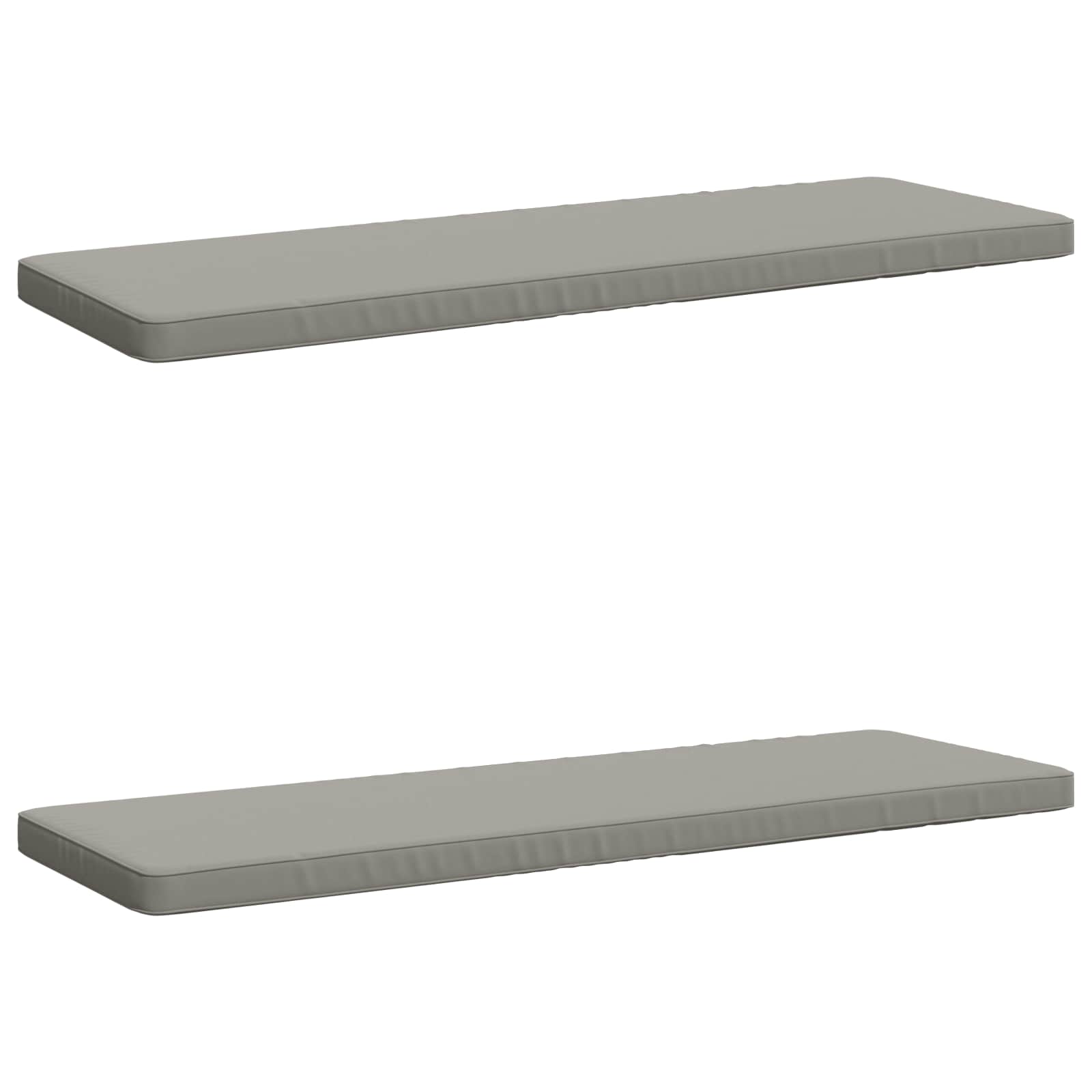 2-delige Bankkussens VUGHT 2 st 100% Polyester Grijs image 2