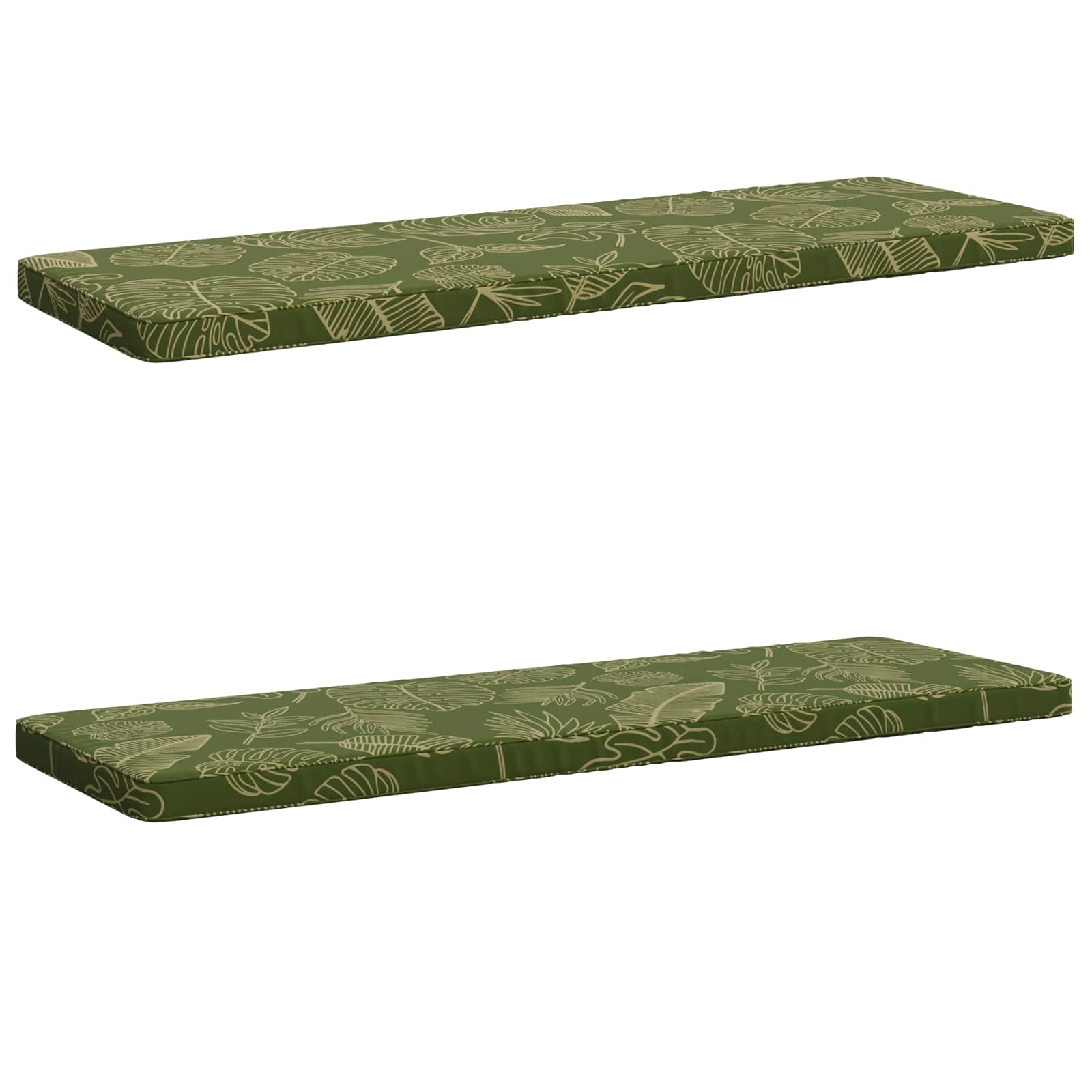 2-delige Bankkussens VUGHT 2 st 100% Polyester Bladontwerp image 2