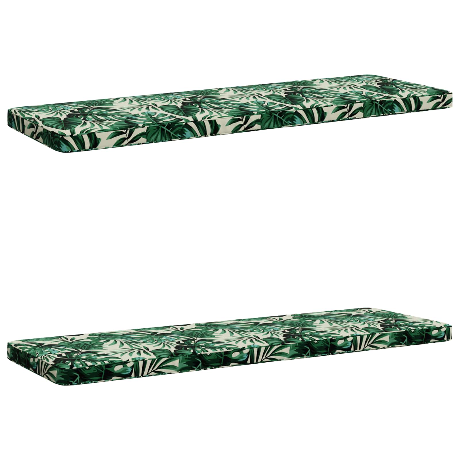 2-delige Bankkussens VUGHT 2 st 100% Polyester Bladpatroon image 2