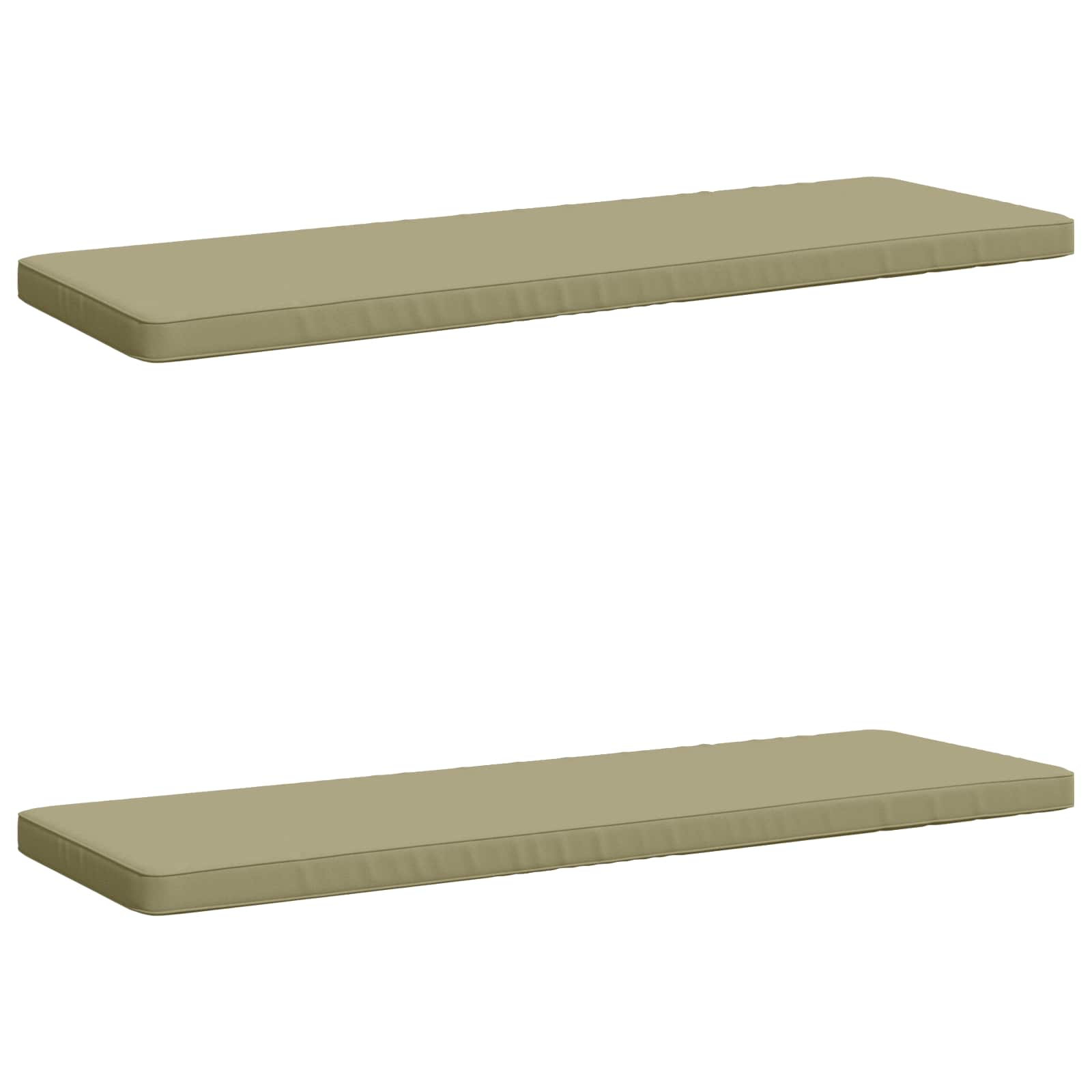 2-delige Bankkussens VUGHT 2 st 100% Polyester Lichtgroen image 2