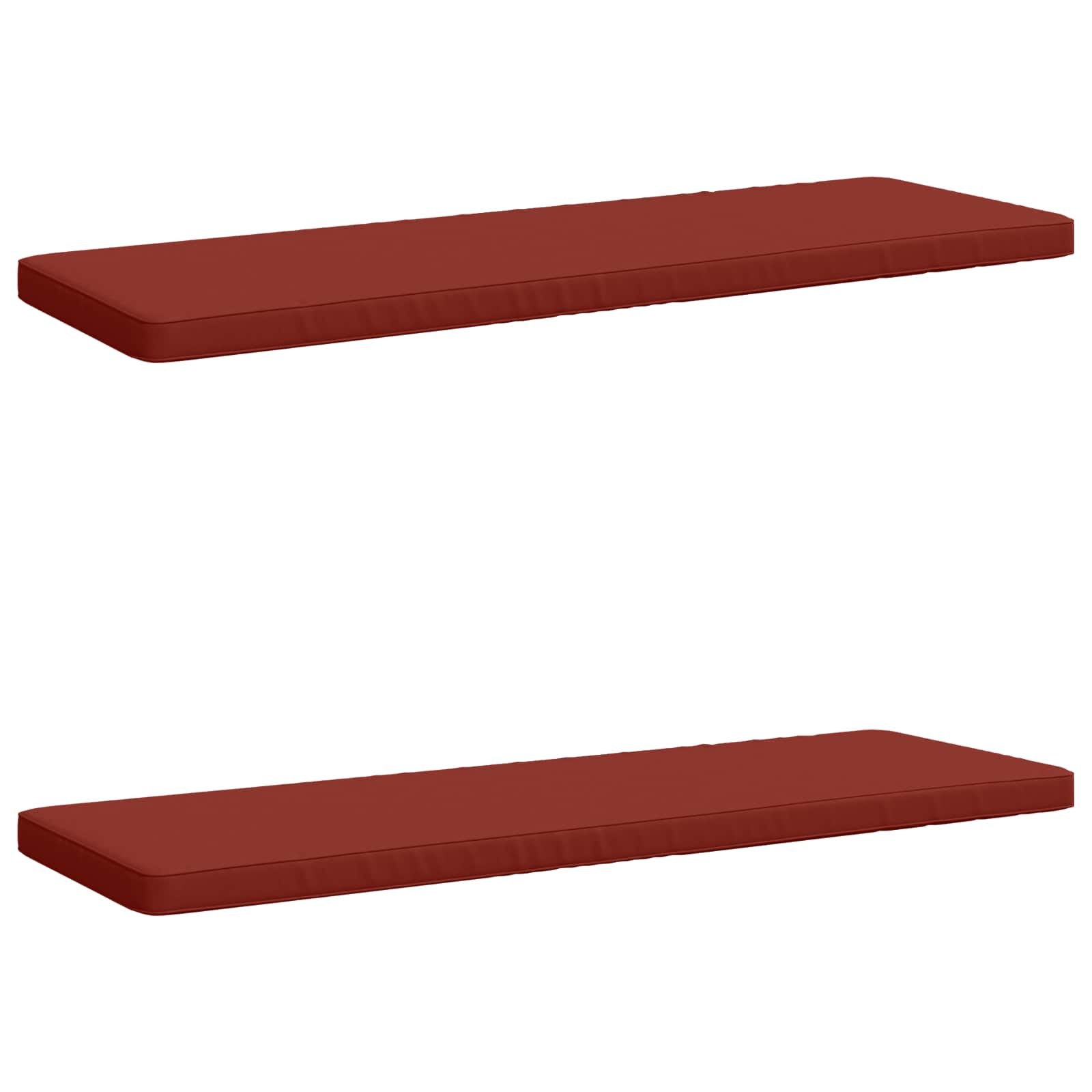 2-delige Bankkussens VUGHT 2 st 100% Polyester Rood image 2