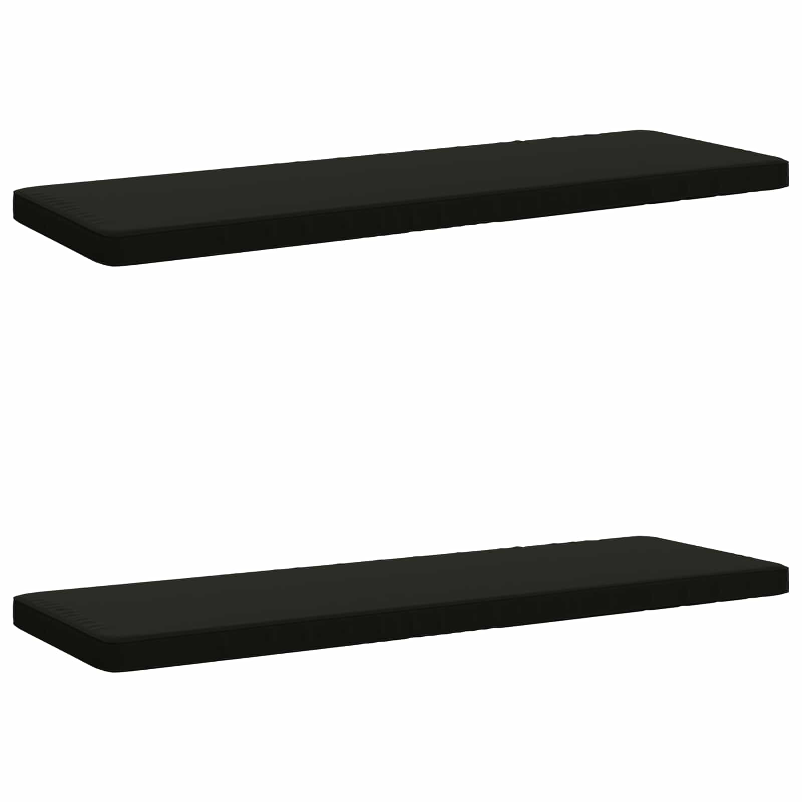 2-delige Bankkussens VUGHT 2 st 100% Polyester Zwart image 2