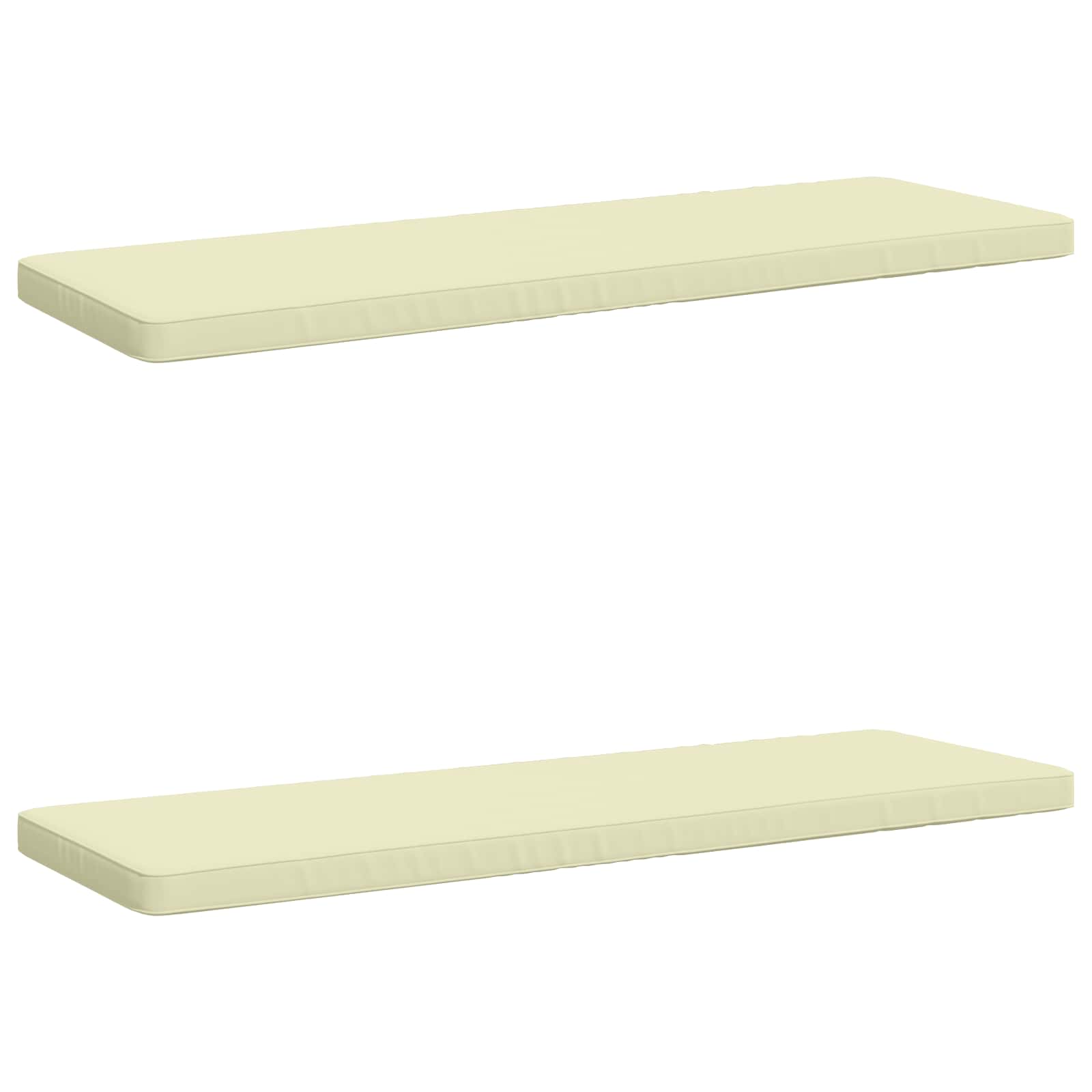 2-delige Bankkussens VUGHT 2 st 100% Polyester Crèmekleurig image 2
