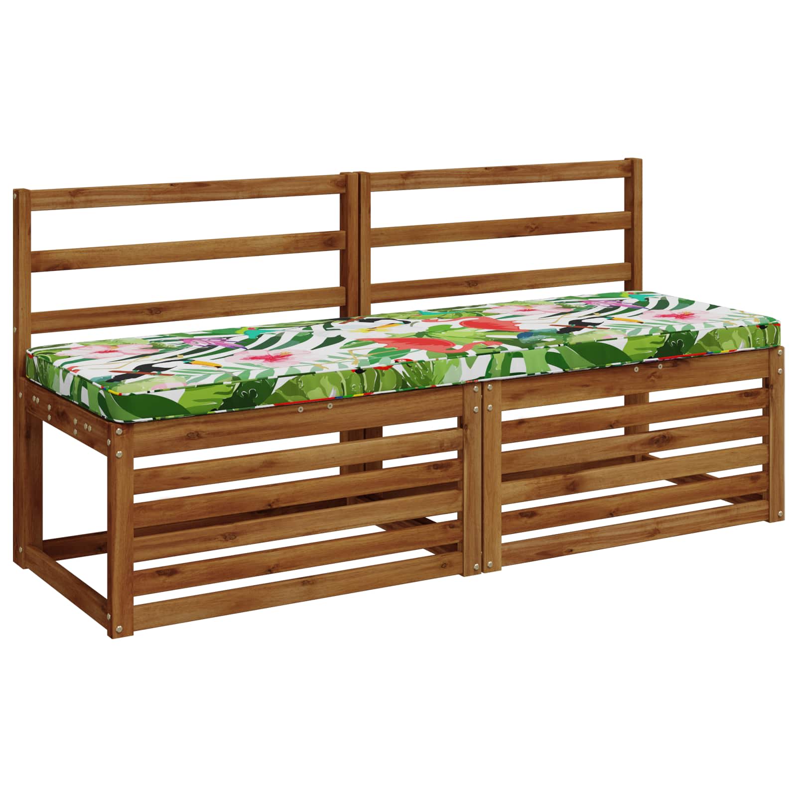 2-delige Bankkussens VUGHT 2 st 100% Polyester Meerkleurig image 2