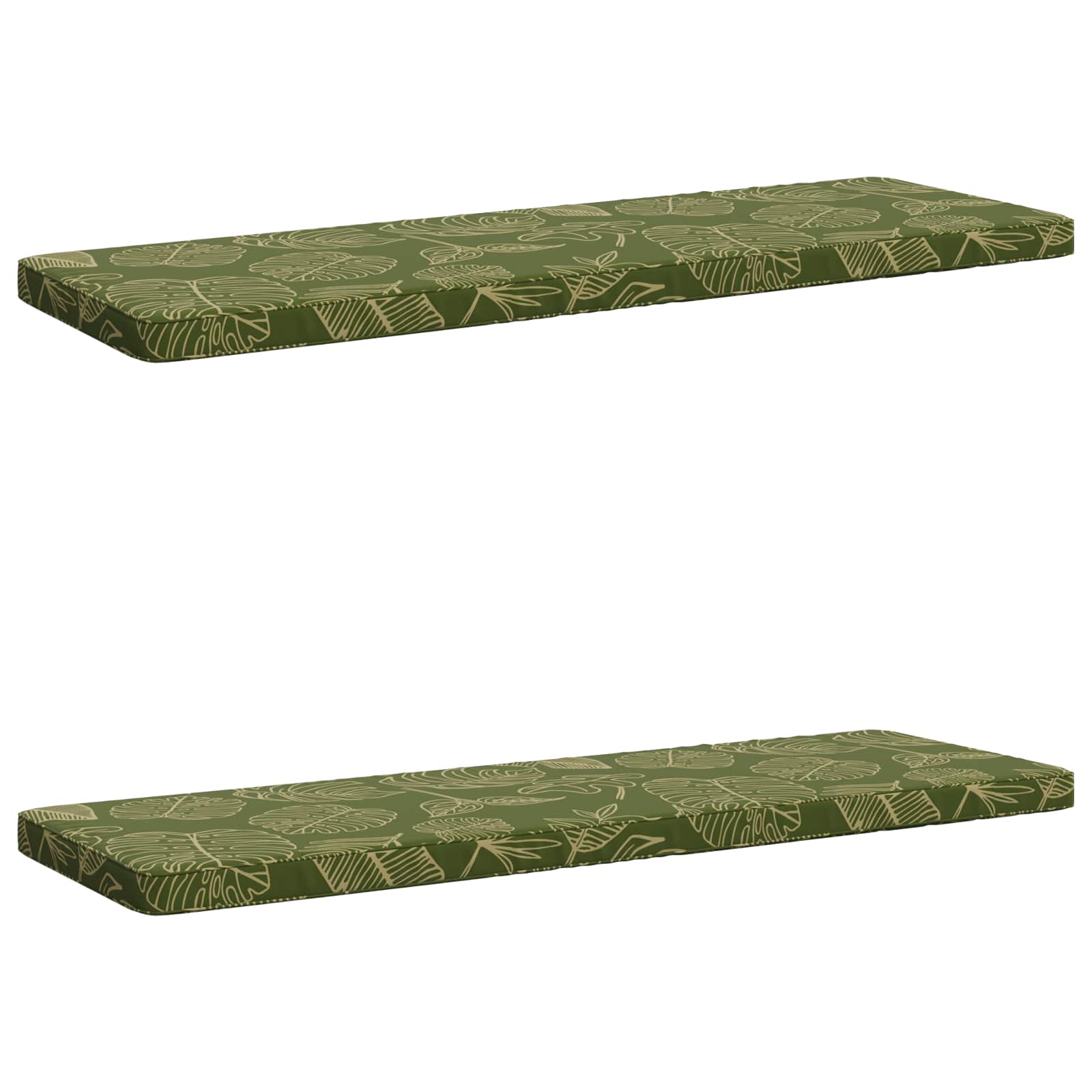 2-delige Bankkussens VUGHT 2 st 100% Polyester Bladontwerp image 2