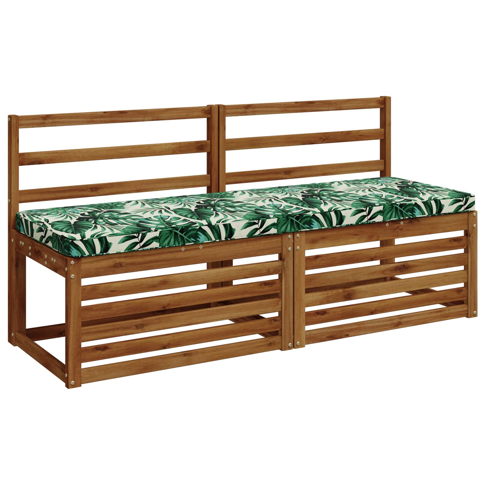 1-delig Bankkussen VUGHT 100% Polyester Bladpatroon image 3