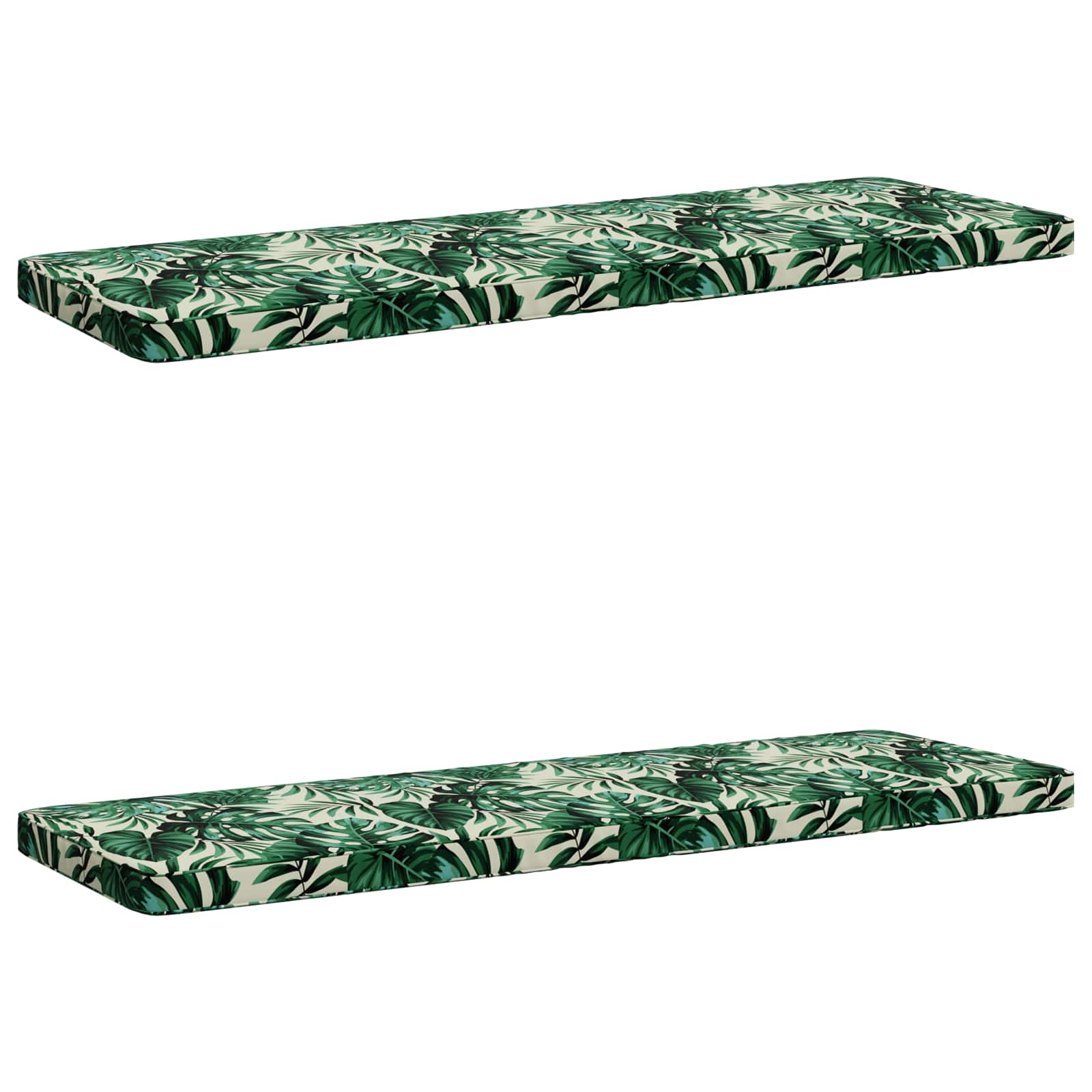 2-delige Bankkussens VUGHT 2 st 100% Polyester Bladpatroon image 2