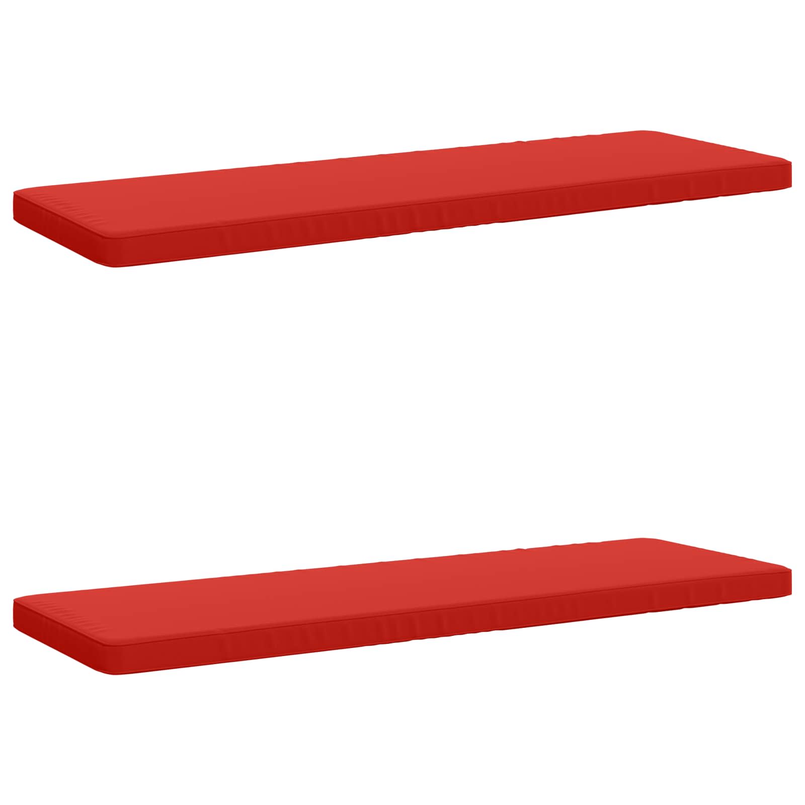 2-delige Bankkussens VUGHT 2 st 100% Polyester Rood image 2