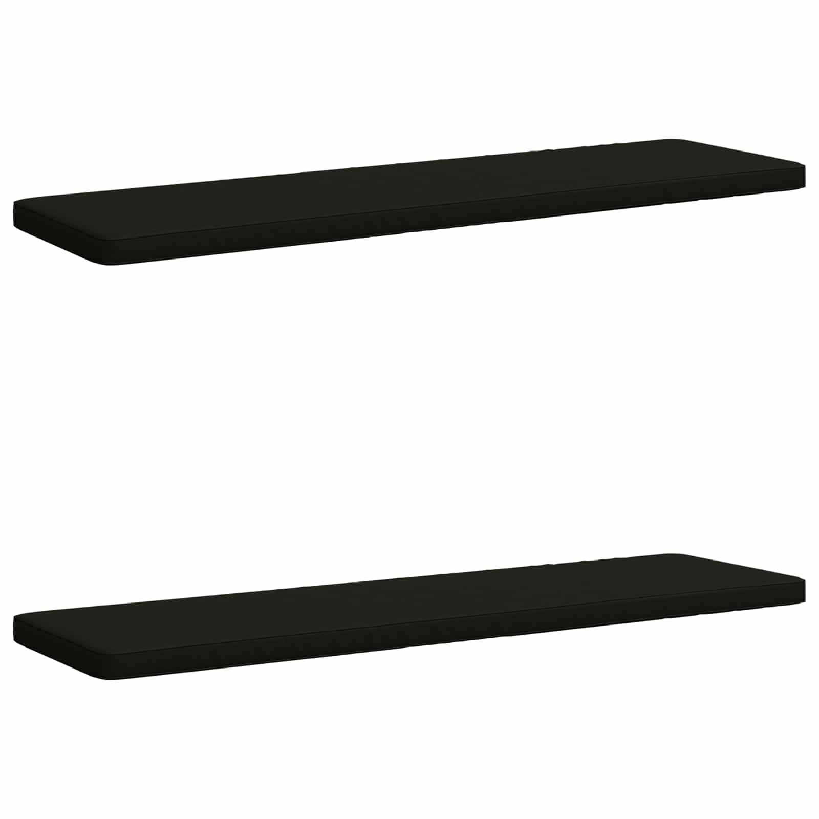 2-delige Bankkussens VUGHT 2 st 100% Polyester Zwart image 2