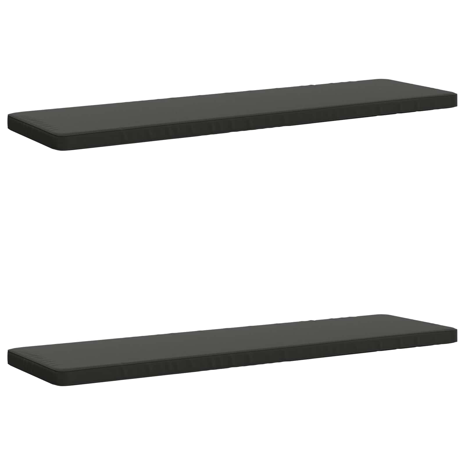 2-delige Bankkussens VUGHT 2 st 100% Polyester Antraciet image 1