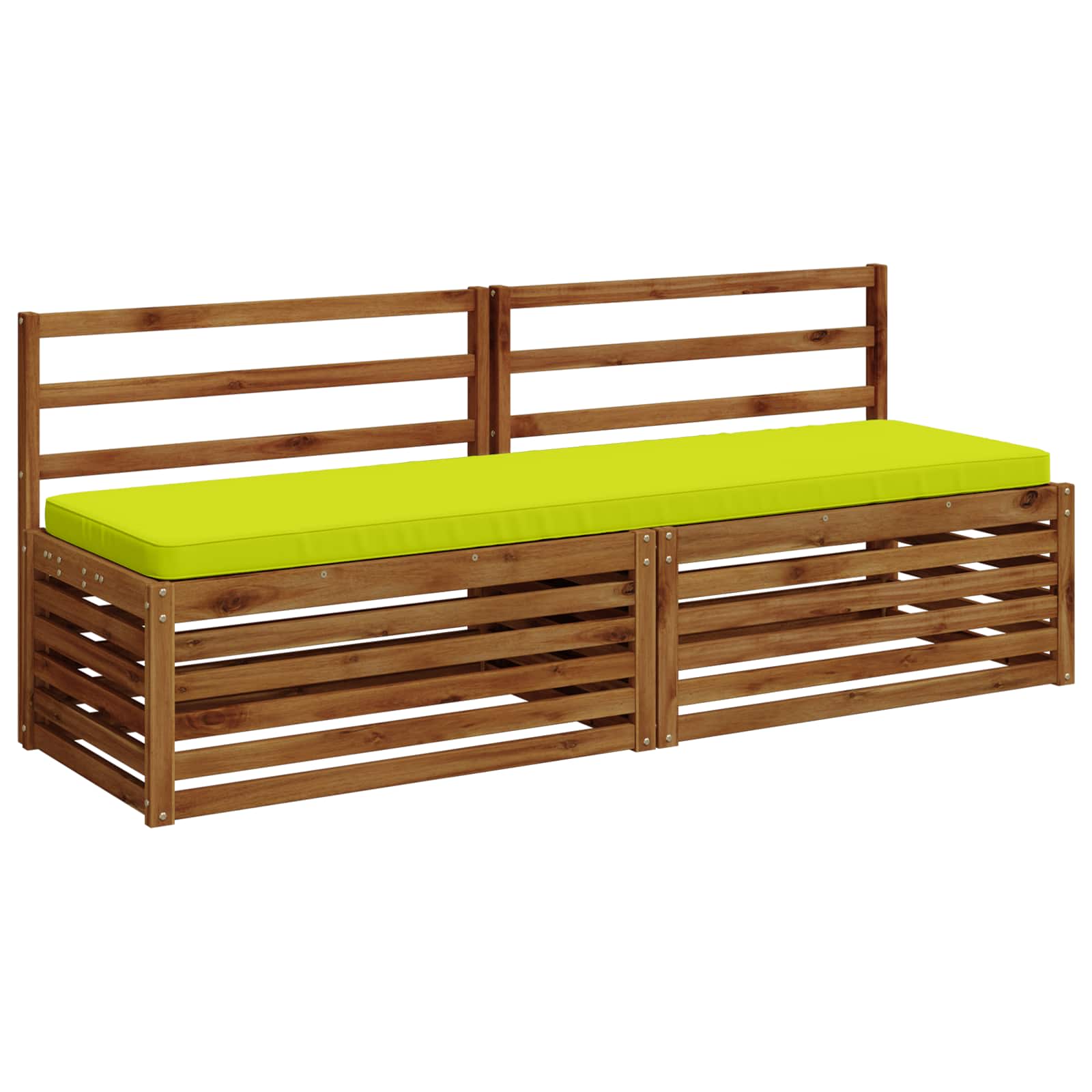 1-delig Bankkussen VUGHT 100% Polyester Helder groen image 2