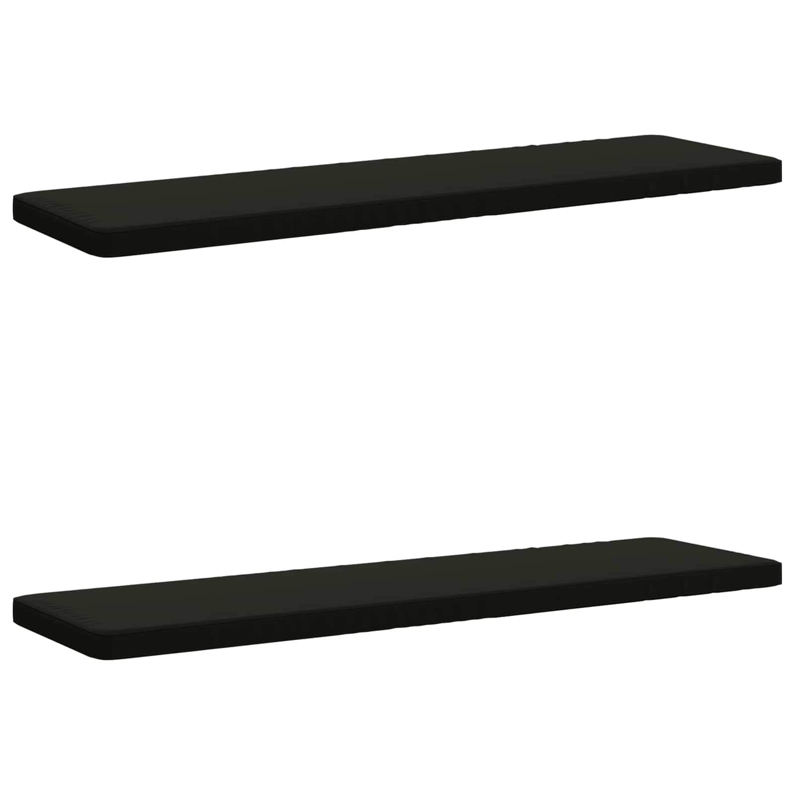 2-delige Bankkussens VUGHT 2 st 100% Polyester Zwart image 1
