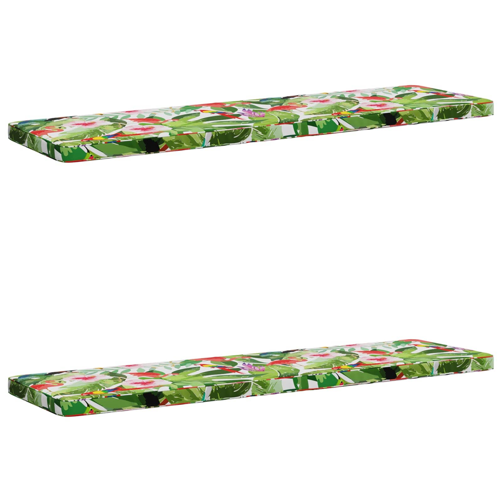 2-delige Bankkussens VUGHT 2 st 100% Polyester Meerkleurig image 1