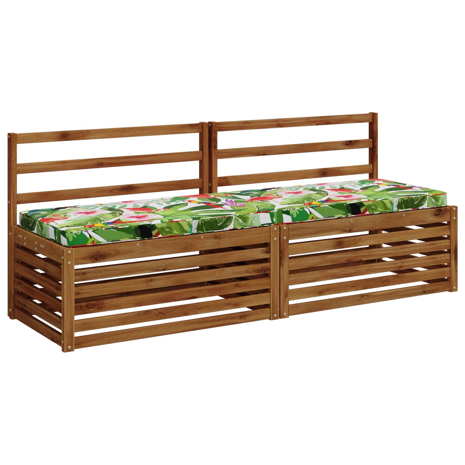 2-delige Bankkussens VUGHT 2 st 100% Polyester Meerkleurig image 2