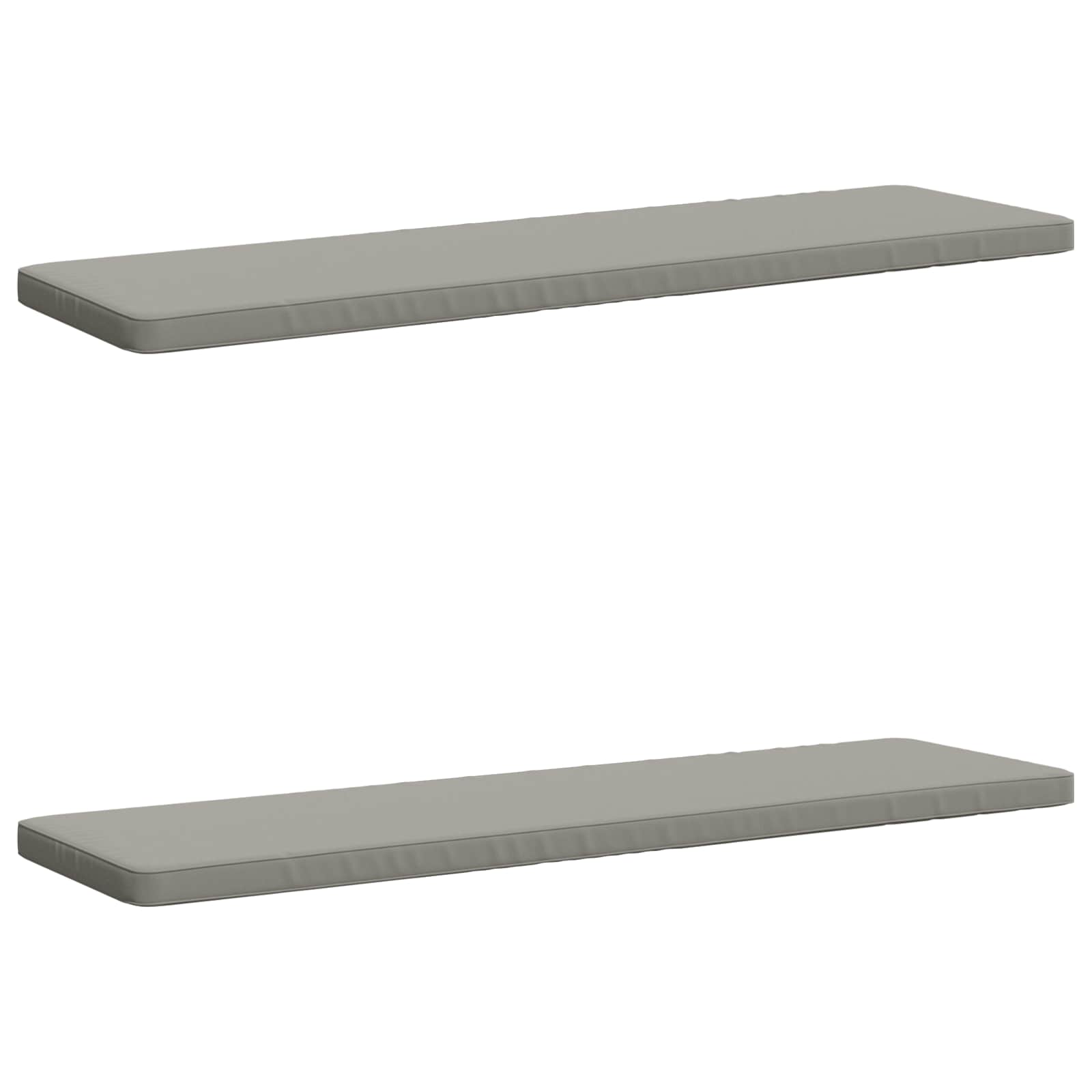2-delige Bankkussens VUGHT 2 st 100% Polyester Grijs image 1