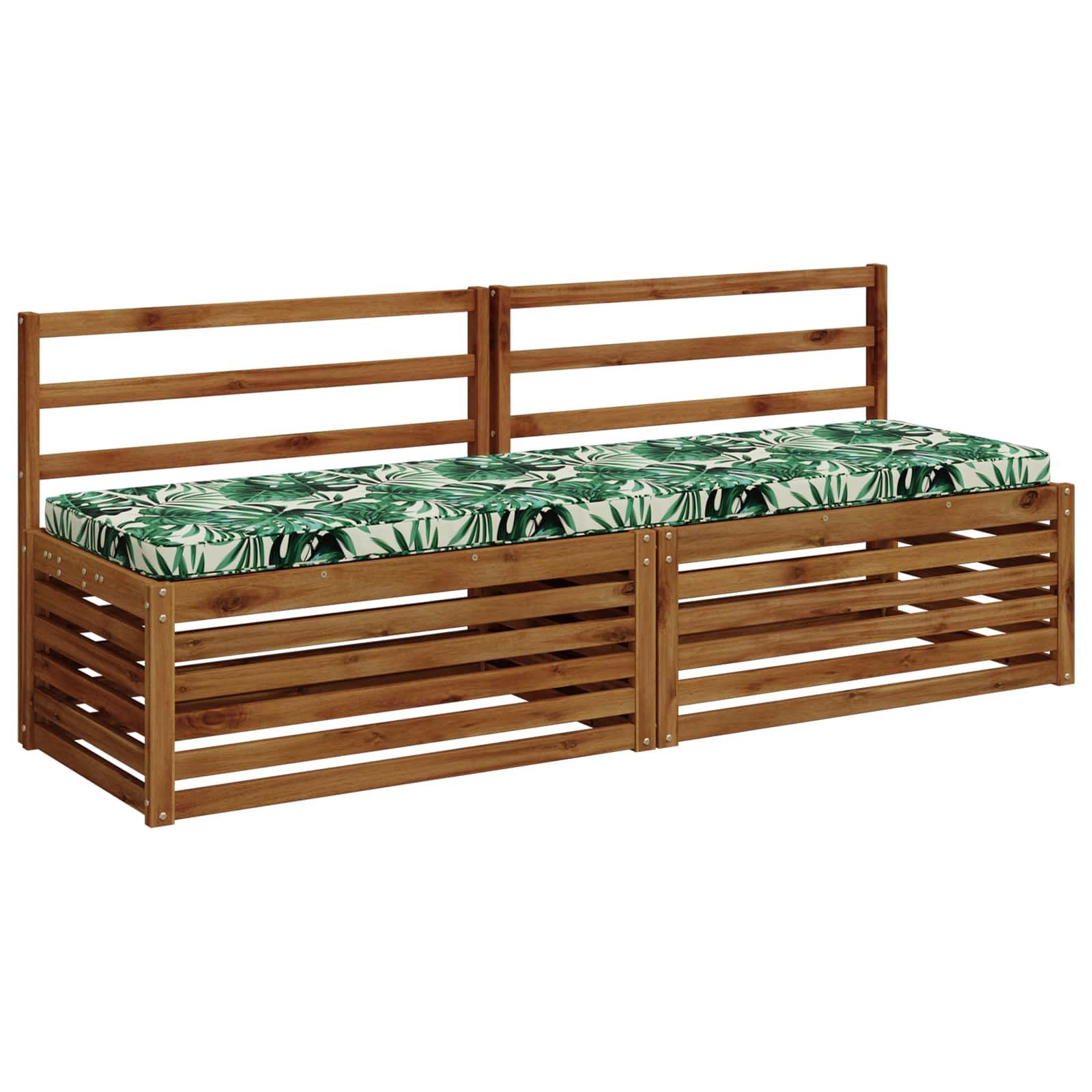 2-delige Bankkussens VUGHT 2 st 100% Polyester Bladpatroon image 2