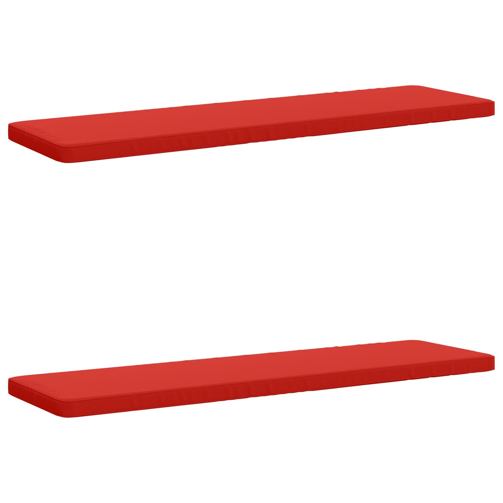 2-delige Bankkussens VUGHT 2 st 100% Polyester Rood image 1
