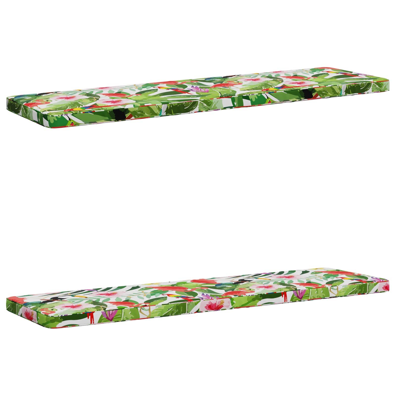 2-delige Bankkussens VUGHT 2 st 100% Polyester Meerkleurig image 2