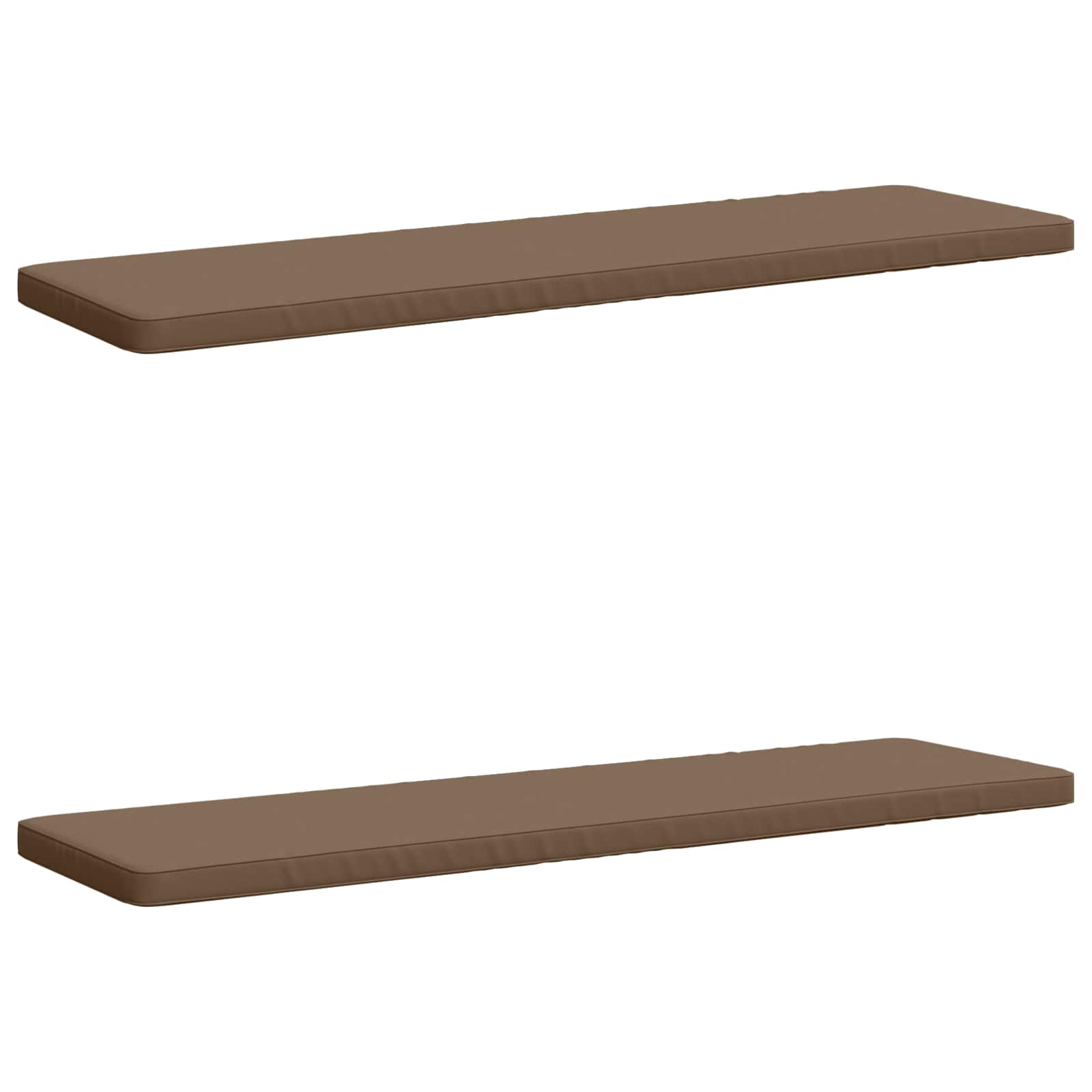 2-delige Bankkussens VUGHT 2 st 100% Polyester Taupe image 1