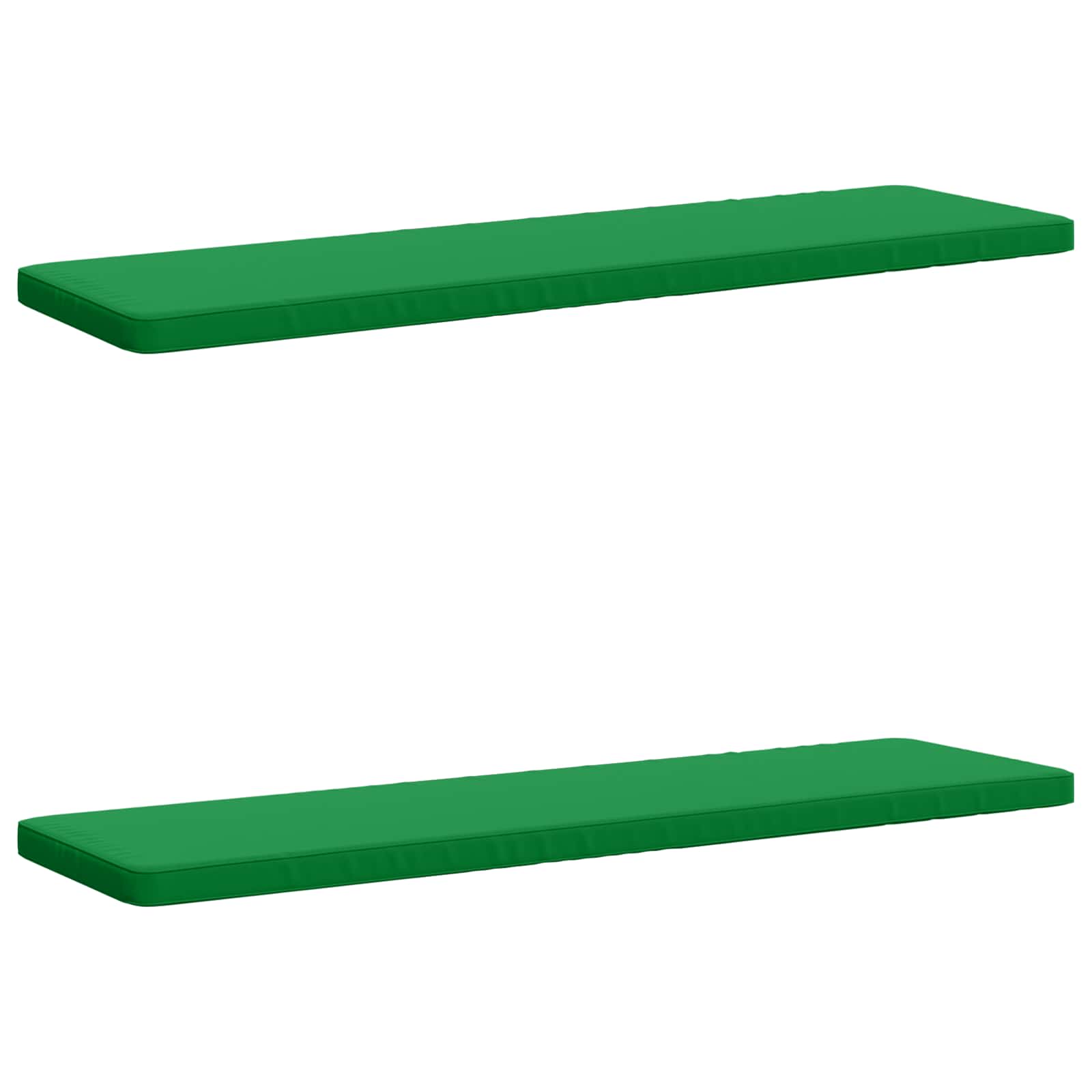 2-delige Bankkussens VUGHT 2 st 100% Polyester Groen image 2