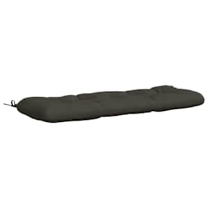 vidaXL Pingipadja VIANEN 100% Pol&uuml;ester Antratsiit 100 x 40 x 12 cm