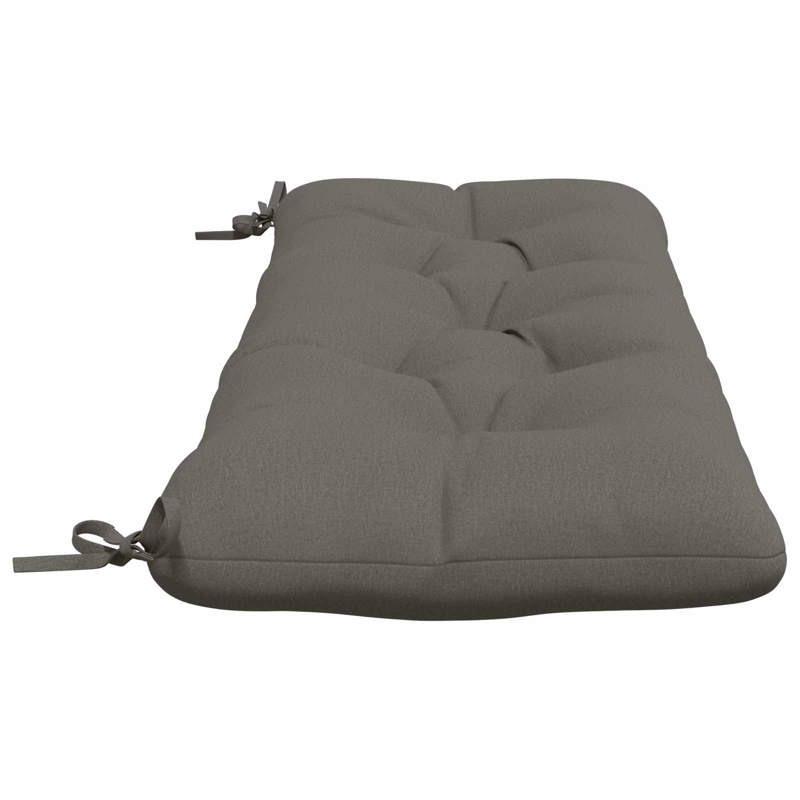 vidaXL Bank Kussens VIANEN 2 st 100% Polyester Grijs 100 x 40 x 12 cm, foto 4
