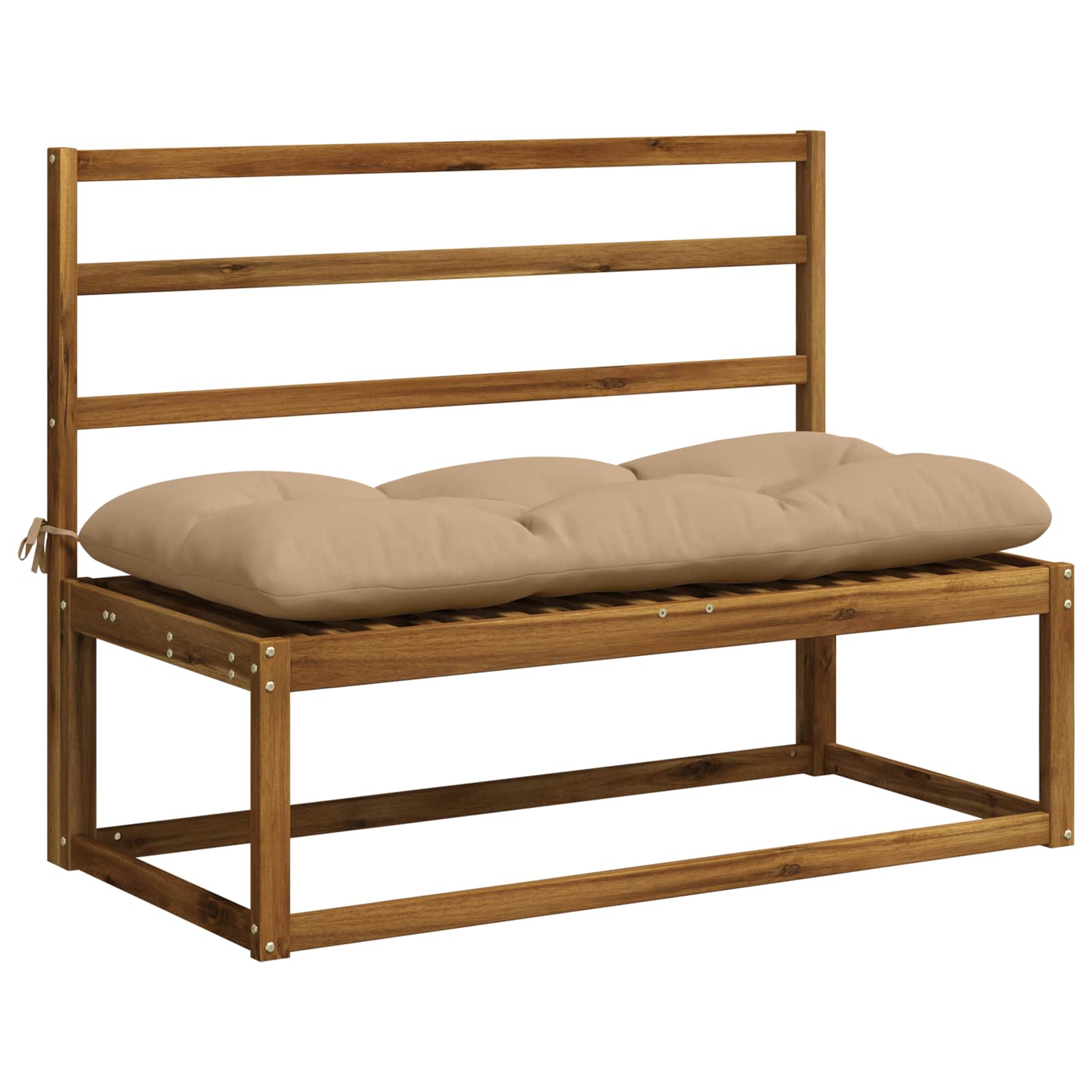 Bankkussen VIANEN 100% Polyester Zand 100 x 50 x 12 cm image 3