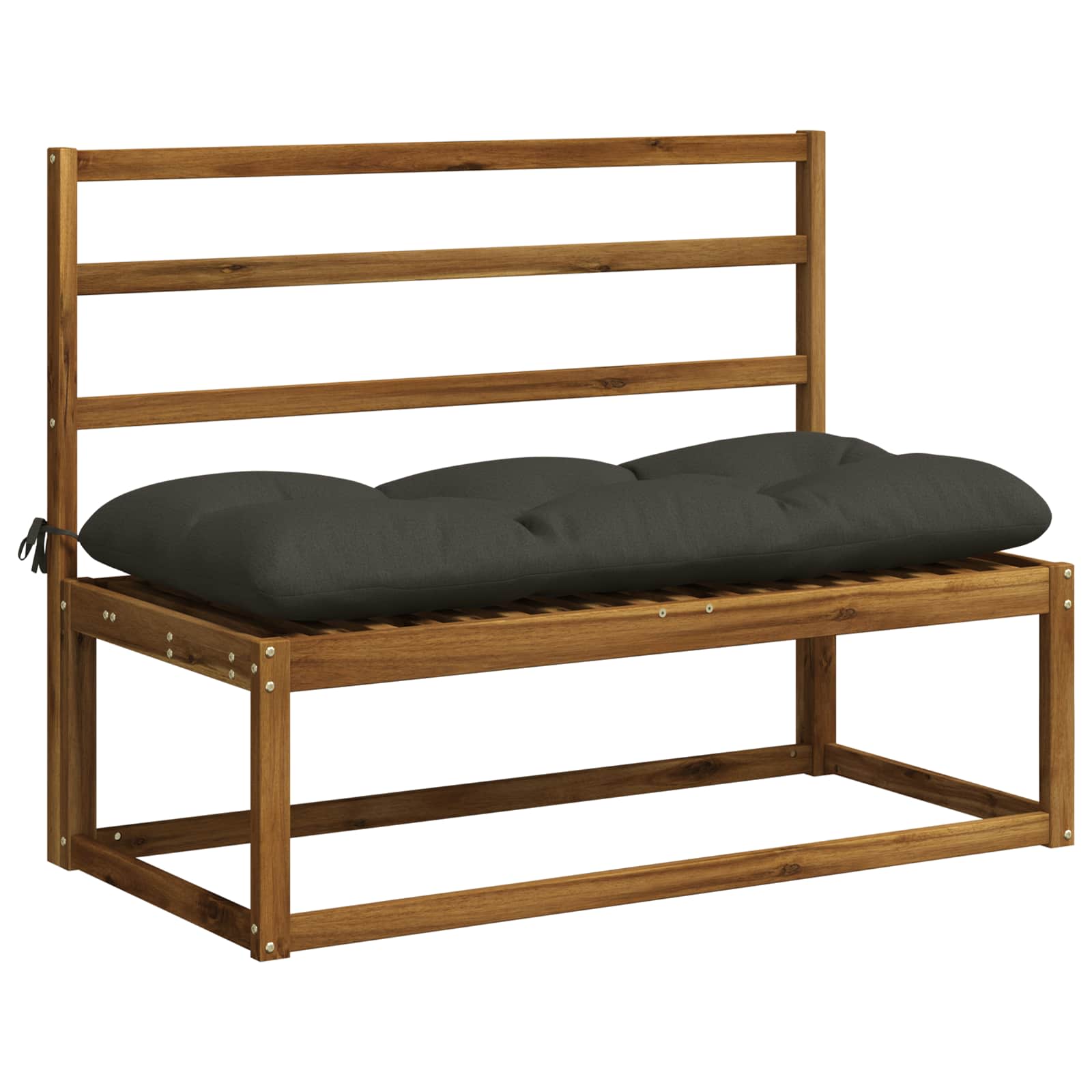 Bankkussen VIANEN 100% Polyester Antraciet 100 x 50 x 12 cm image 3