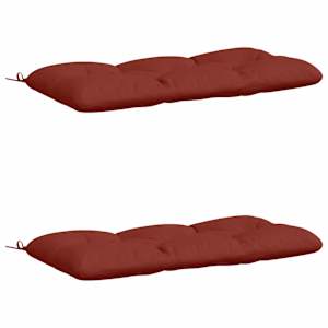 vidaXL 2-osaline Padi Pinkidele VIANEN 100% Pol&uuml;ester Punane