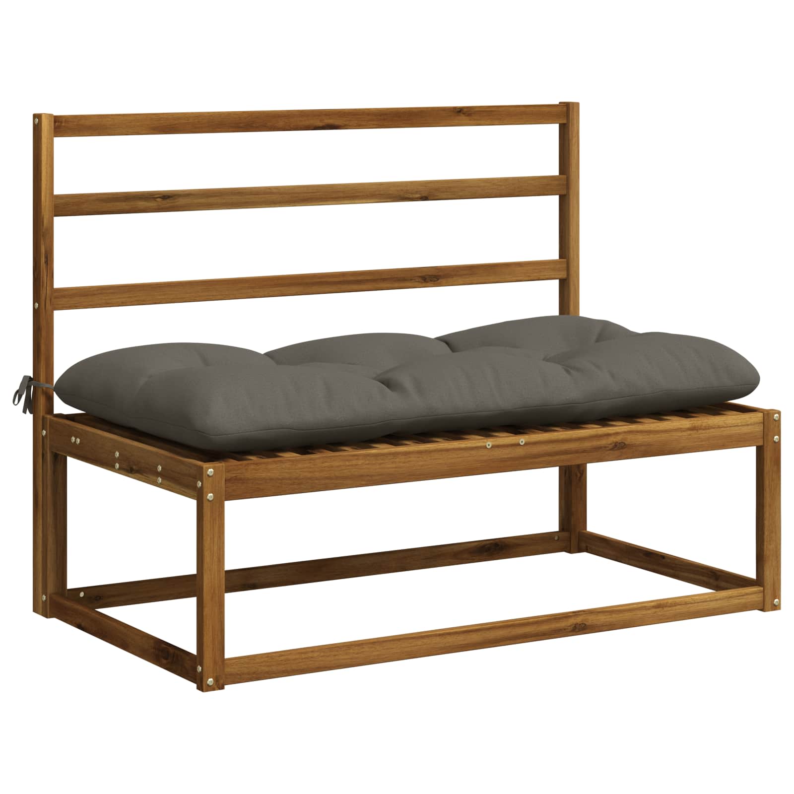 Bankkussen VIANEN 100% Polyester Grijs 100 x 60 x 12 cm image 3