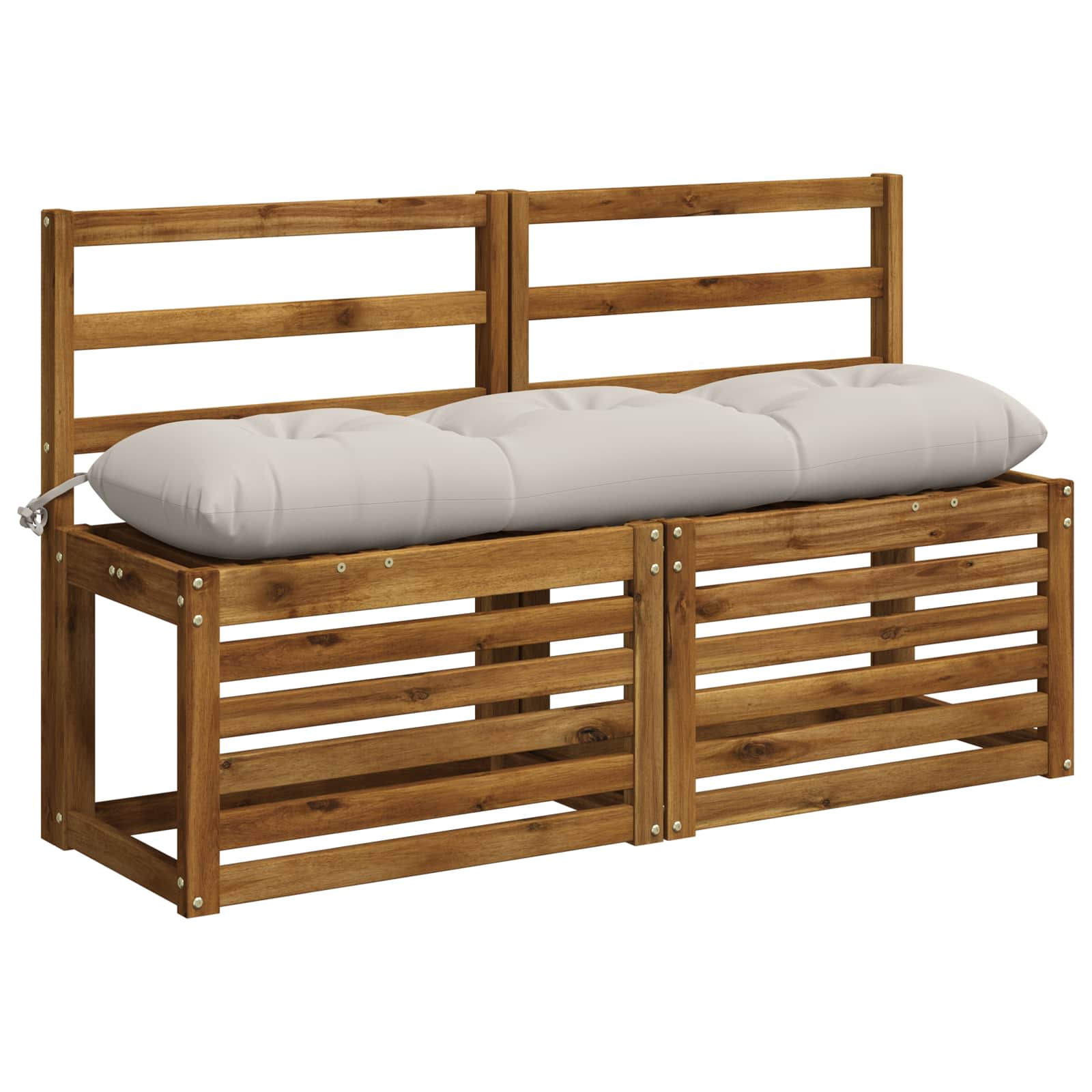 Bankkussen VIANEN 100% Polyester Wit 110 x 30 x 12 cm image 2