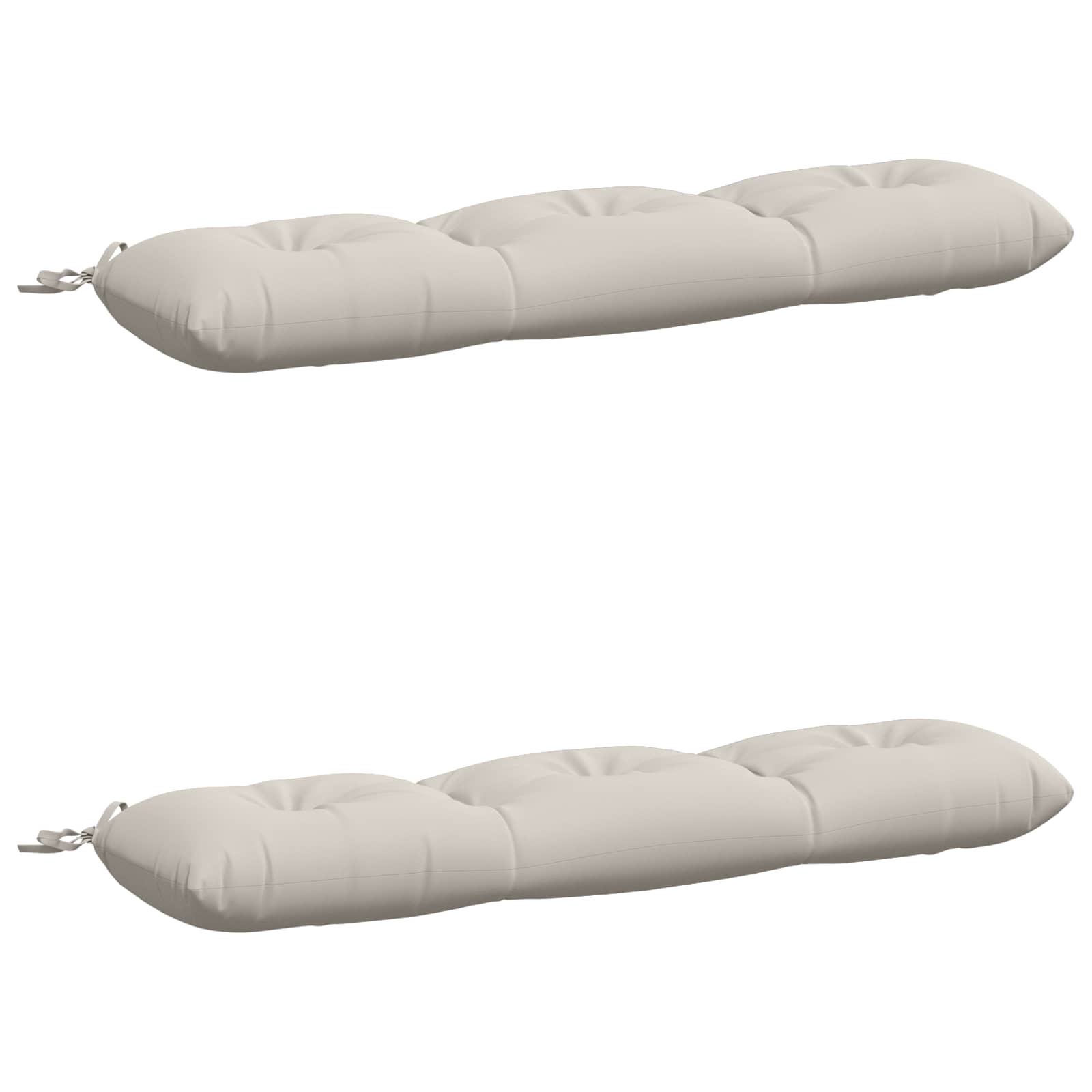 2-delige Bankkussens VIANEN 100% Polyester Wit 110 x 30 x 12 cm image 2