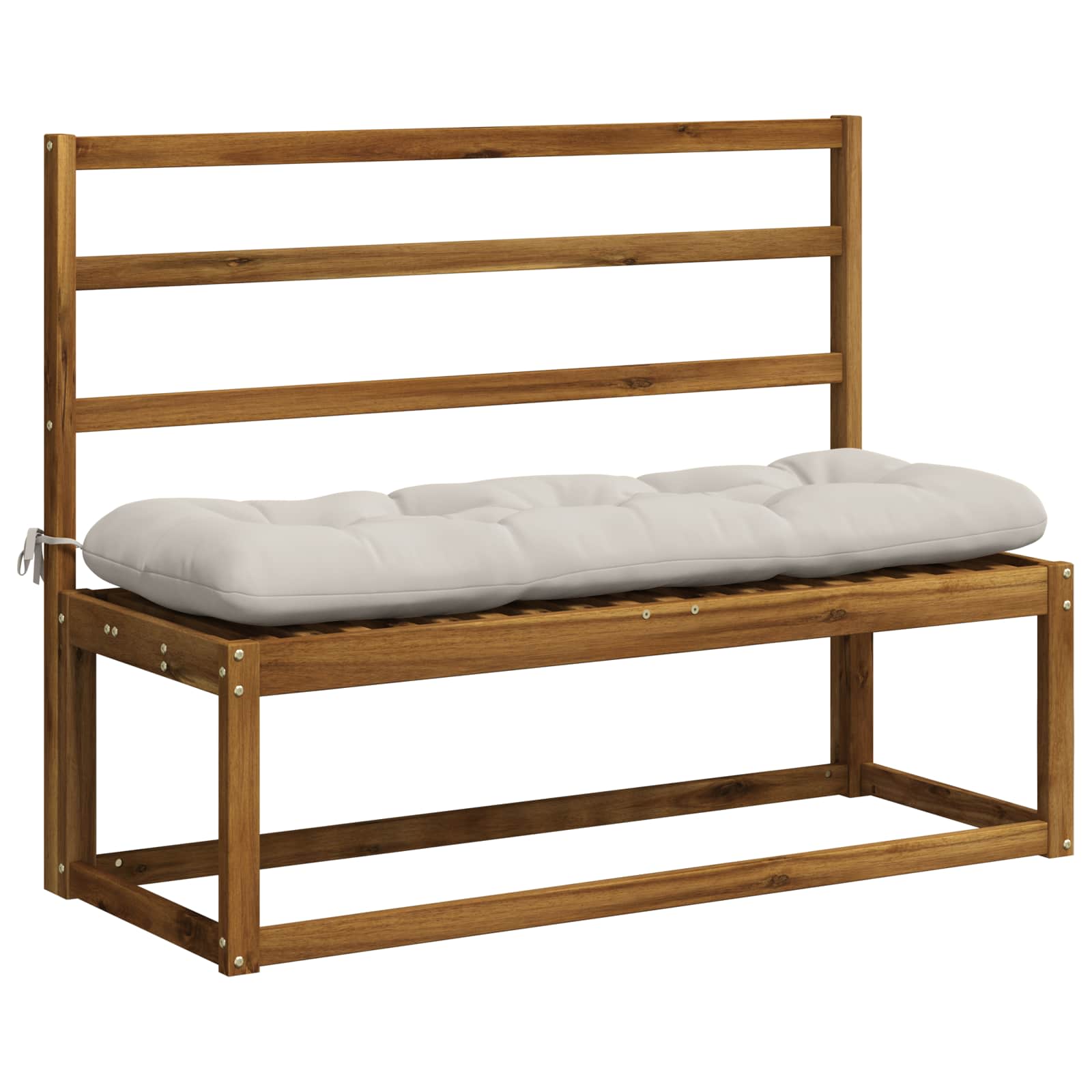 Bankkussen VIANEN 100% Polyester Wit 110 x 40 x 12 cm image 2