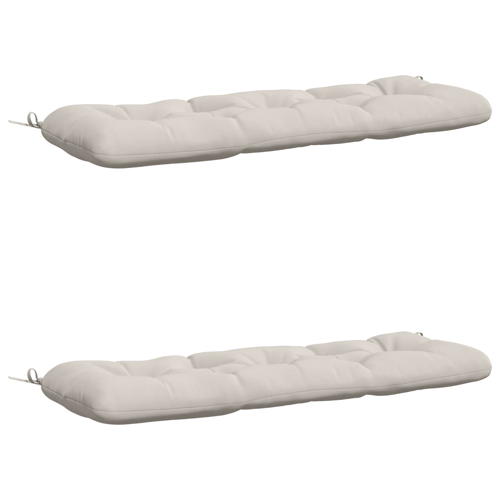 2-delige Bankkussens VIANEN 100% Polyester Wit 110 x 40 x 12 cm image 2