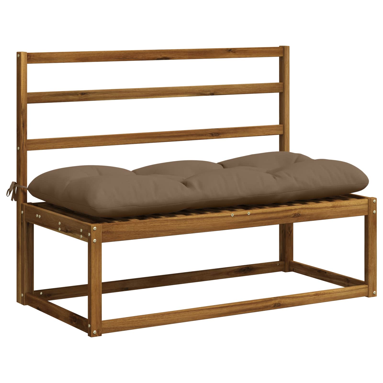 Bankkussen VIANEN 100% Polyester Taupe 110 x 50 x 12 cm image 3