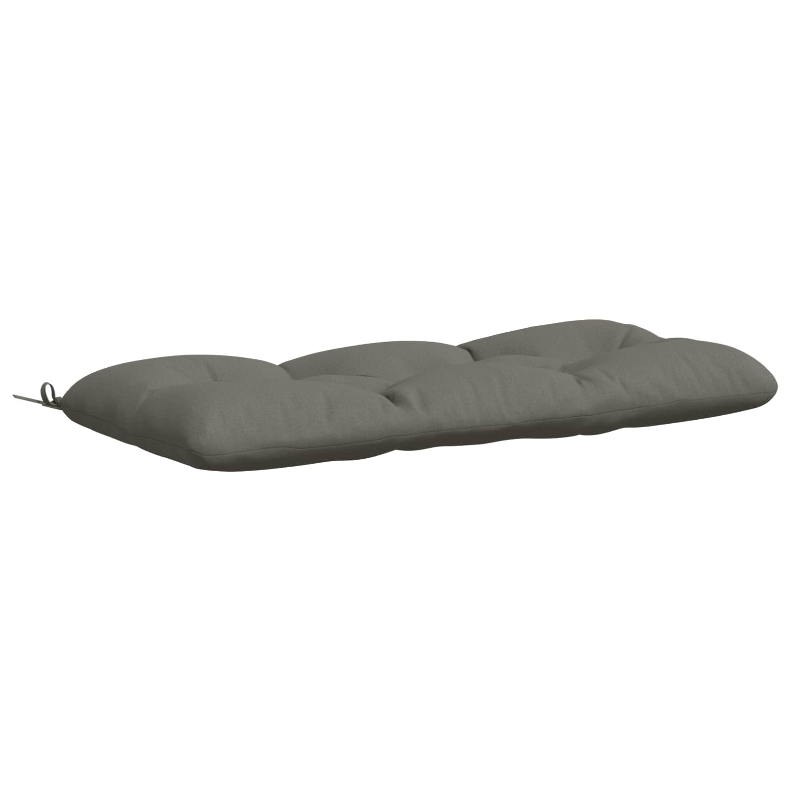 vidaXL Vankúš na lavičku VIANEN 100% polyester Sivá 110 x 50 x 12 cm