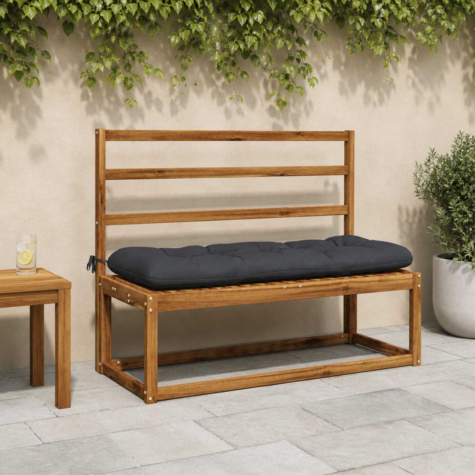Blazina za klop VIANEN 100% poliester Temno modra