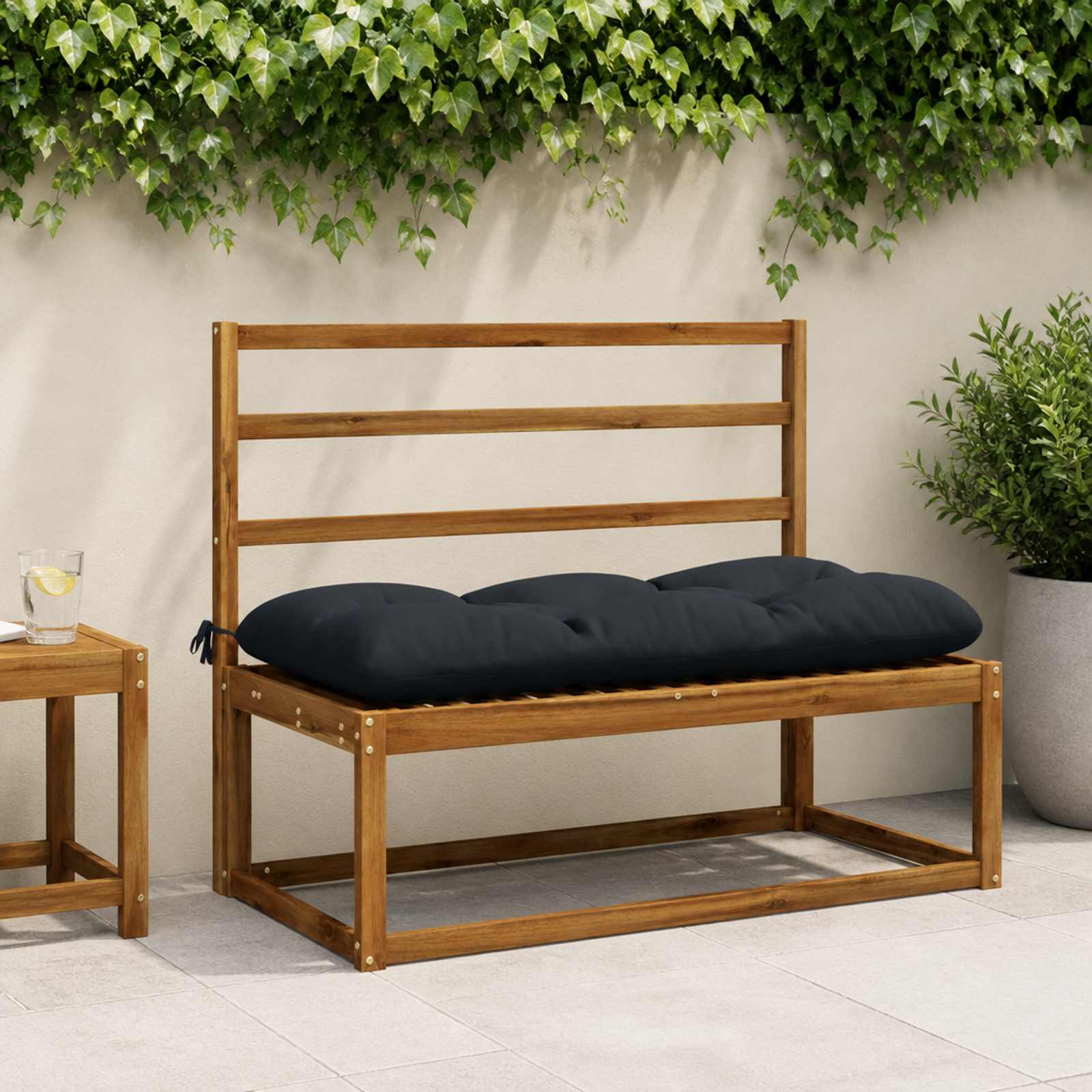 Blazina za klop VIANEN 100% poliester Temno modra