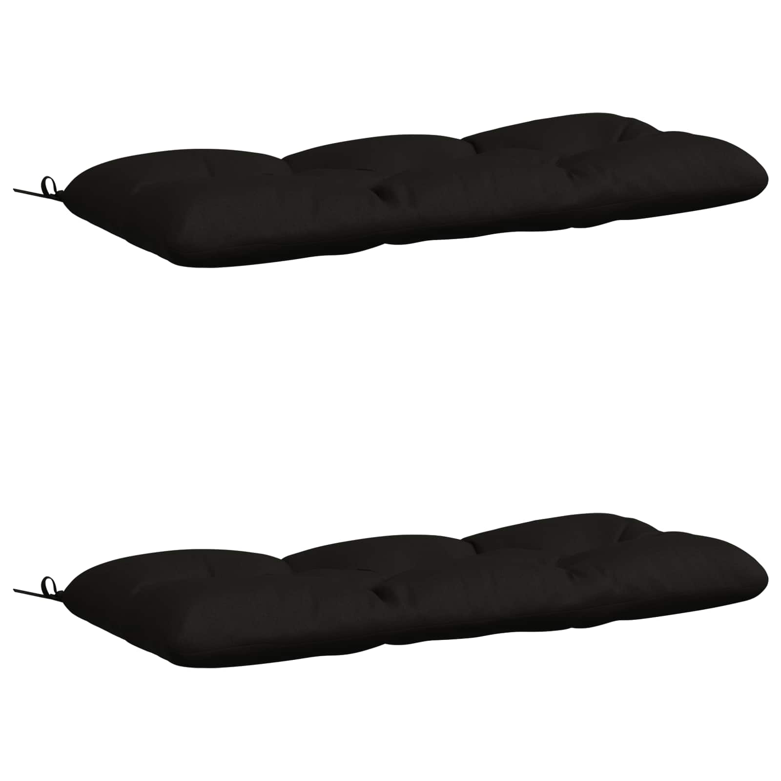 2-delige Bankkussens VIANEN 100% Polyester Zwart image 2