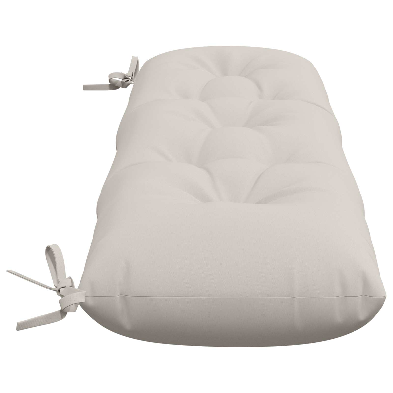 2-delige Bankkussens VIANEN 100% Polyester Wit 130 x 30 x 12 cm image 4
