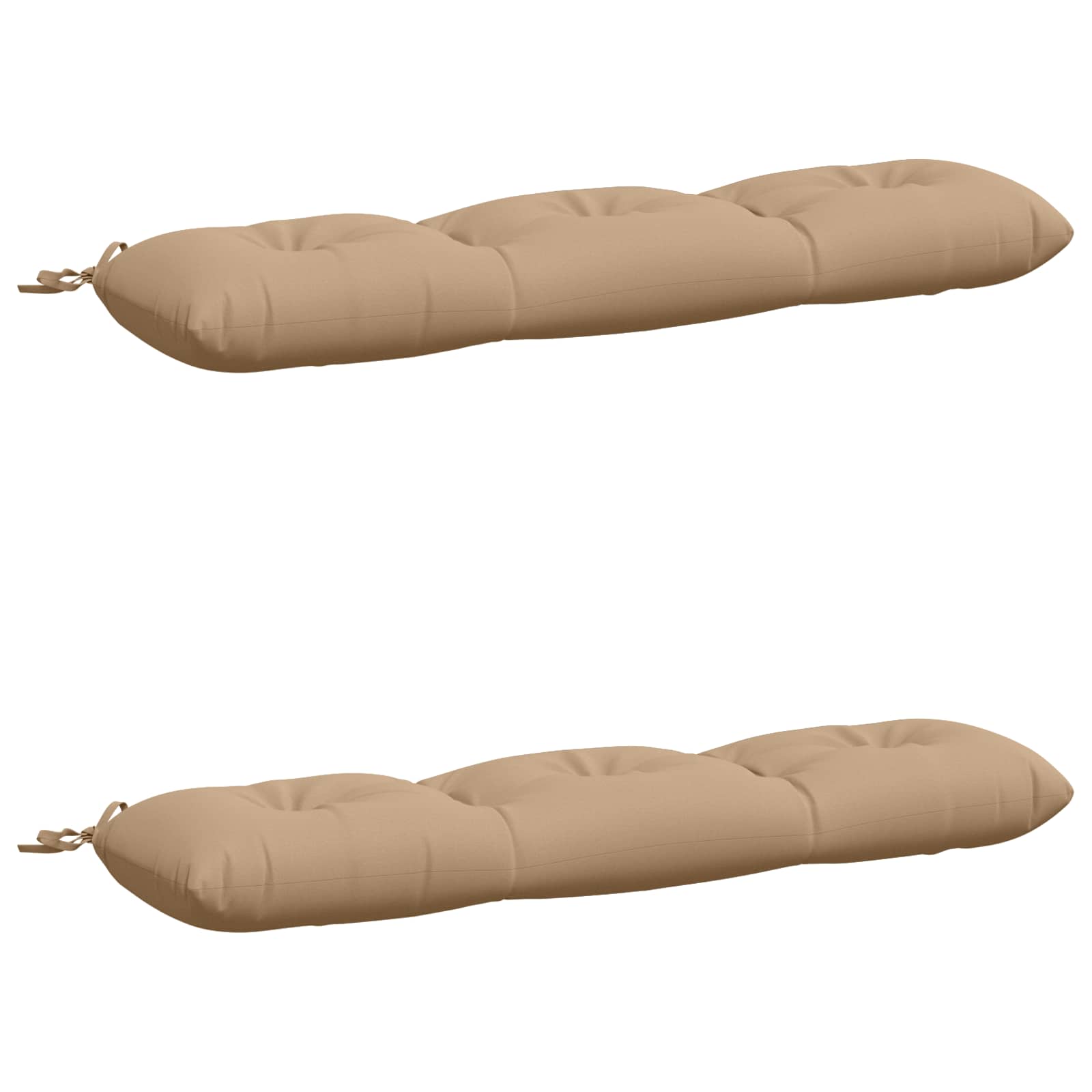 2-delige Bankkussens VIANEN 100% Polyester Zand image 2