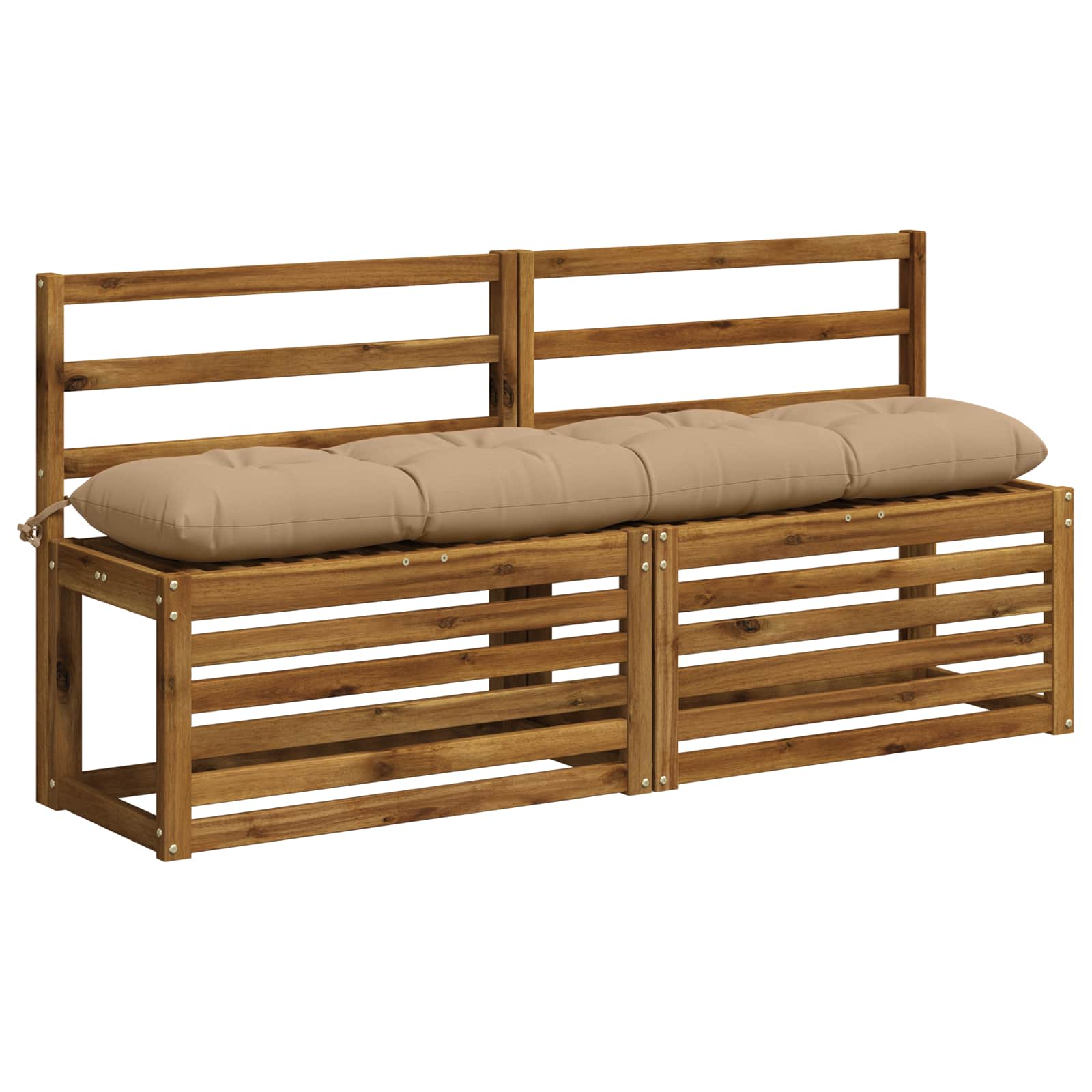 Bankkussen VIANEN 100% Polyester Zand 140 x 30 x 12 cm image 3