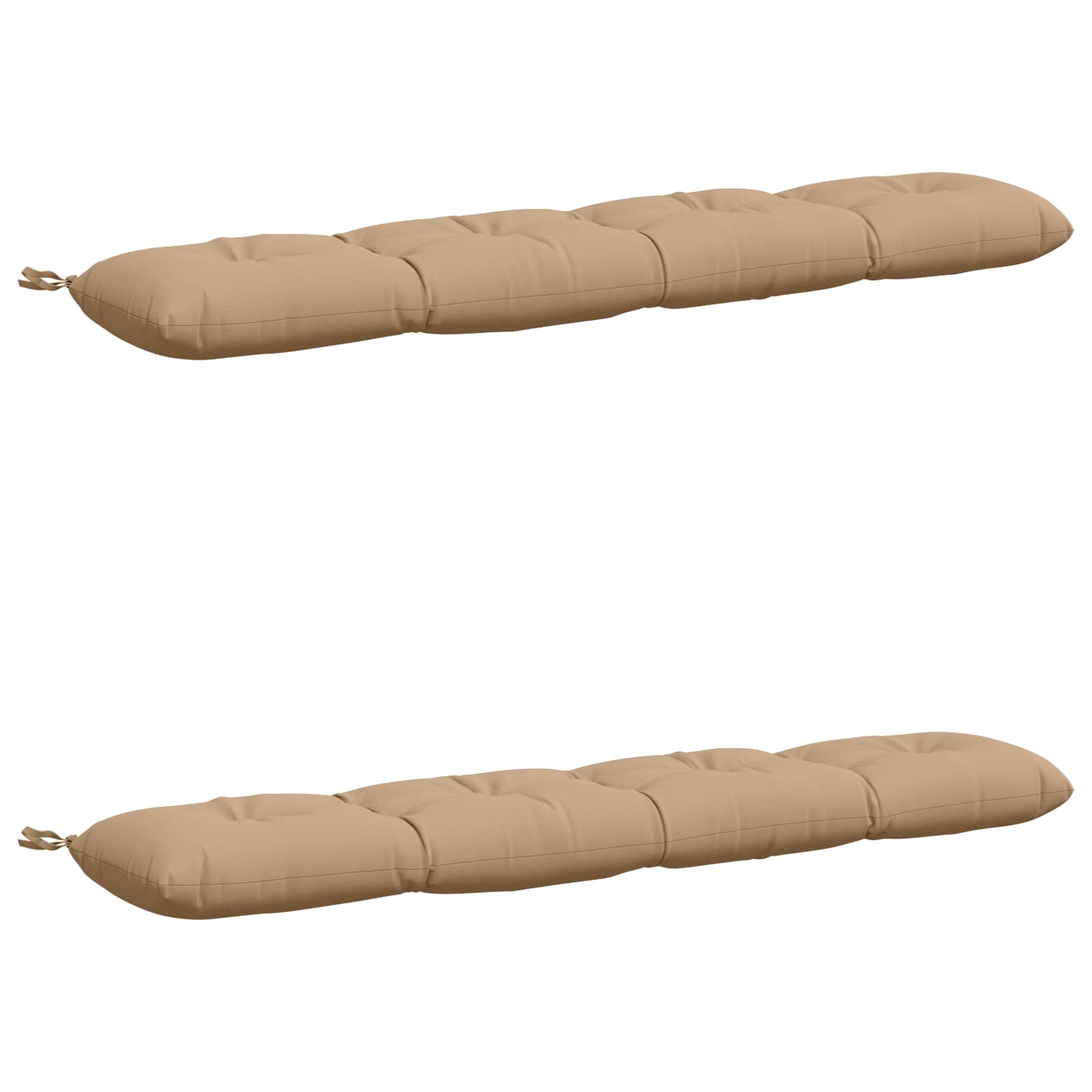 2-delige Bankkussens VIANEN 100% Polyester Zand image 2
