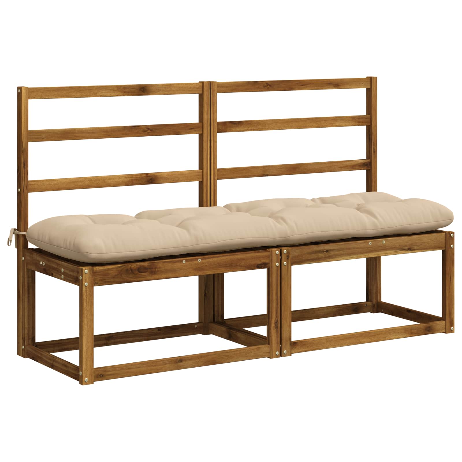 Blazina za klop VIANEN 100% poliester Krem 140 x 40 x 12 cm