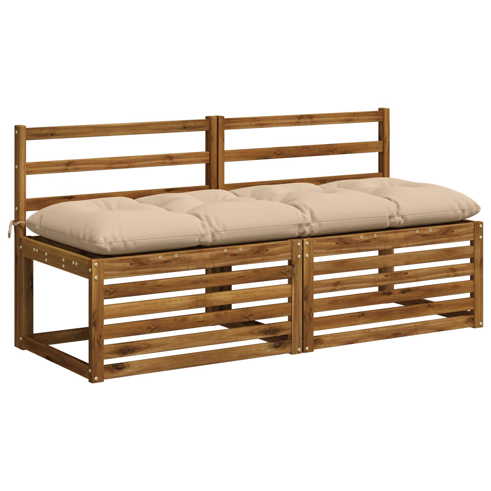 Blazina za klop VIANEN 100% poliester Krem 140 x 50 x 12 cm