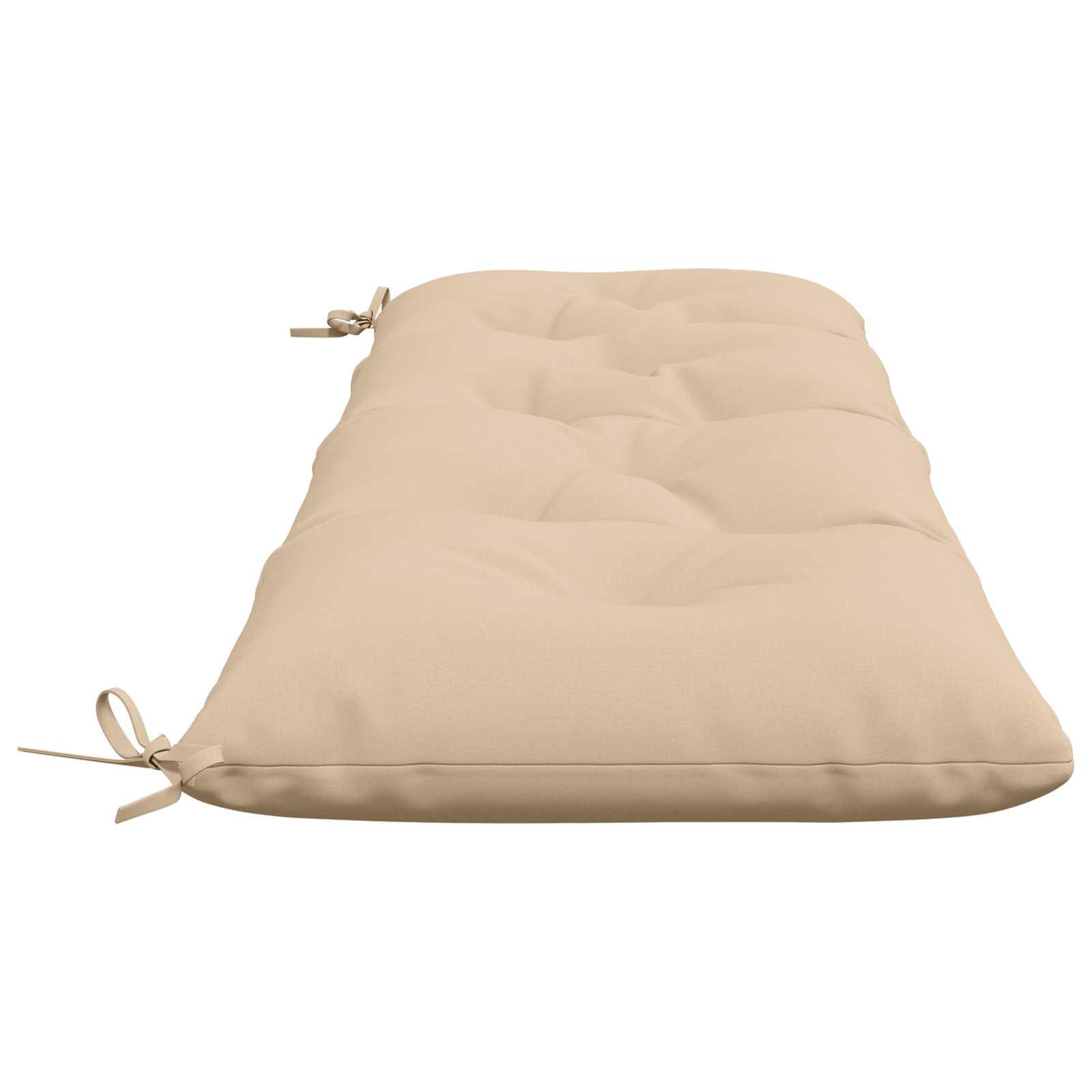vidaXL Bank Kussens VIANEN 2 st 100% Polyester Crèmekleurig, foto 4