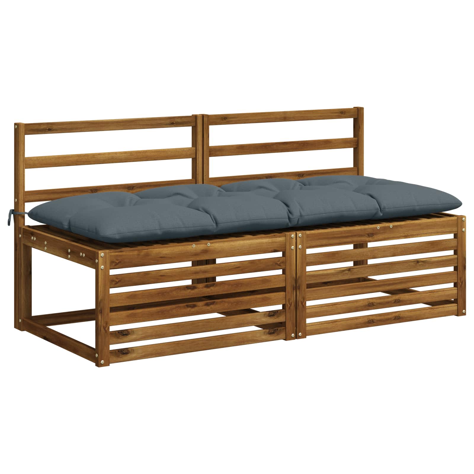 Blazina za klop VIANEN 100% poliester Modra 140 x 60 x 12 cm