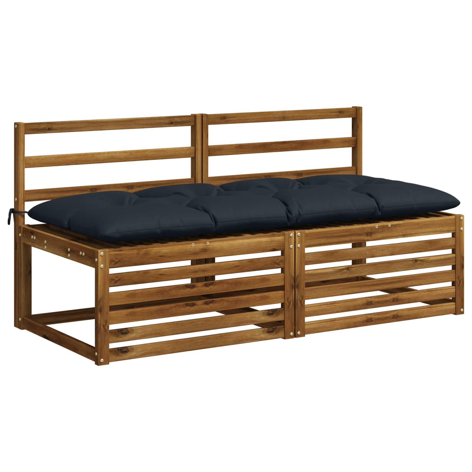 Blazina za klop VIANEN 100% poliester Temno modra