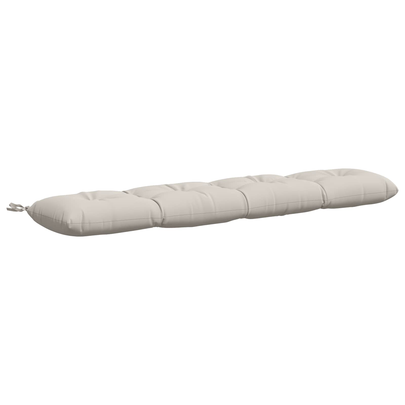 Blazina za klop VIANEN 100% poliester Bela 150 x 30 x 12 cm